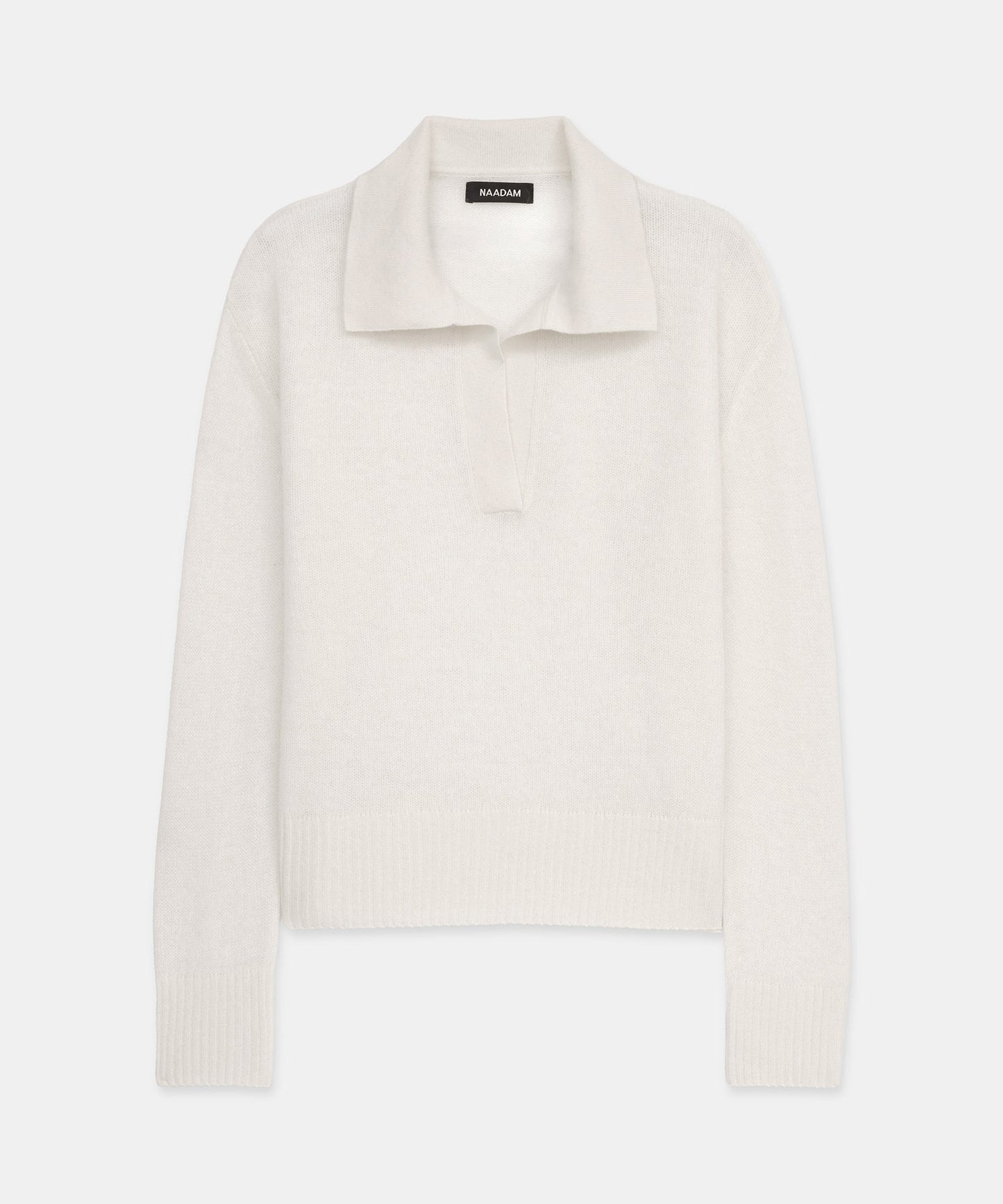 Featherweight Cashmere Polo Sweater