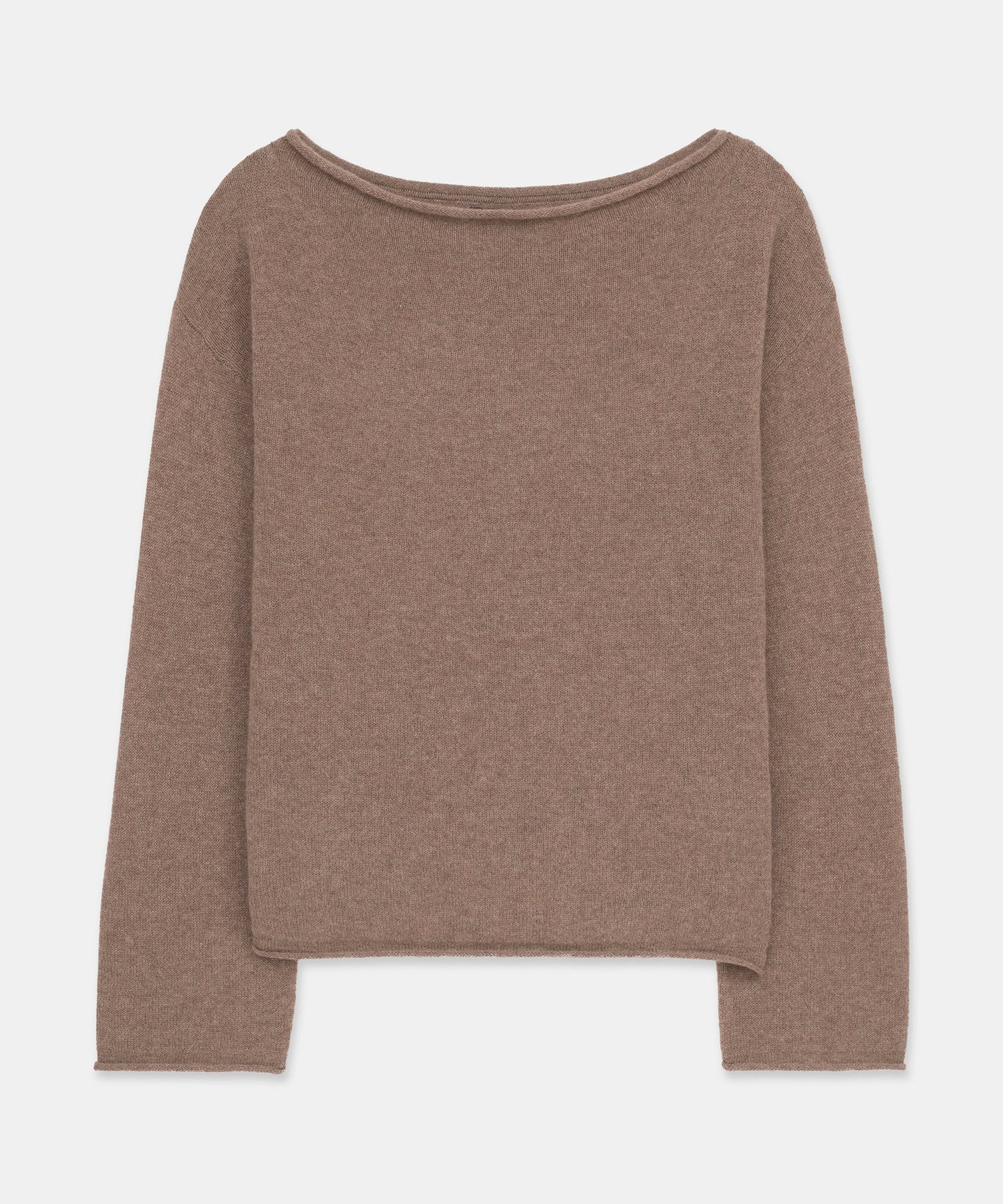 Lightweight Cashmere Relaxed Boatneck Sweater