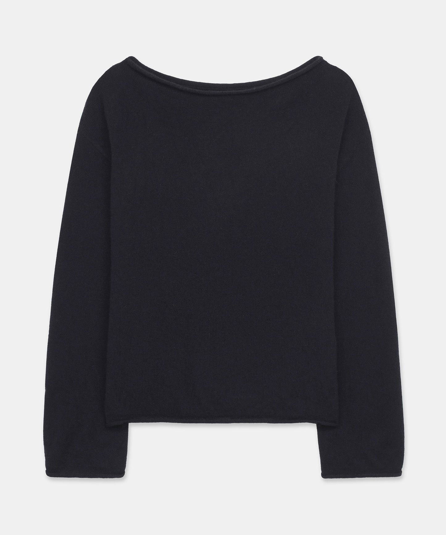 Lightweight Cashmere Relaxed Boatneck Sweater