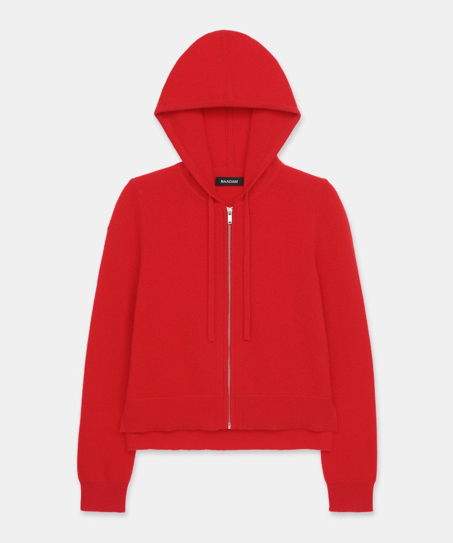 Signature Cashmere Cropped Zip Up Hoodie