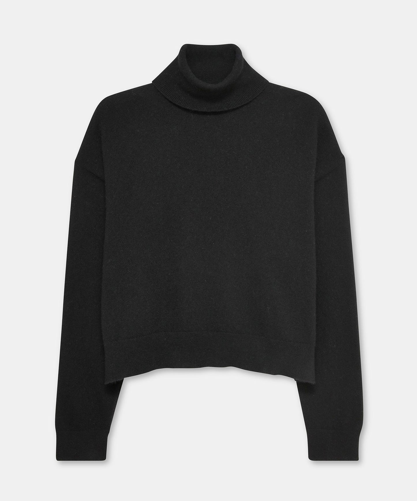 Signature Cashmere Boxy Turtleneck Sweater