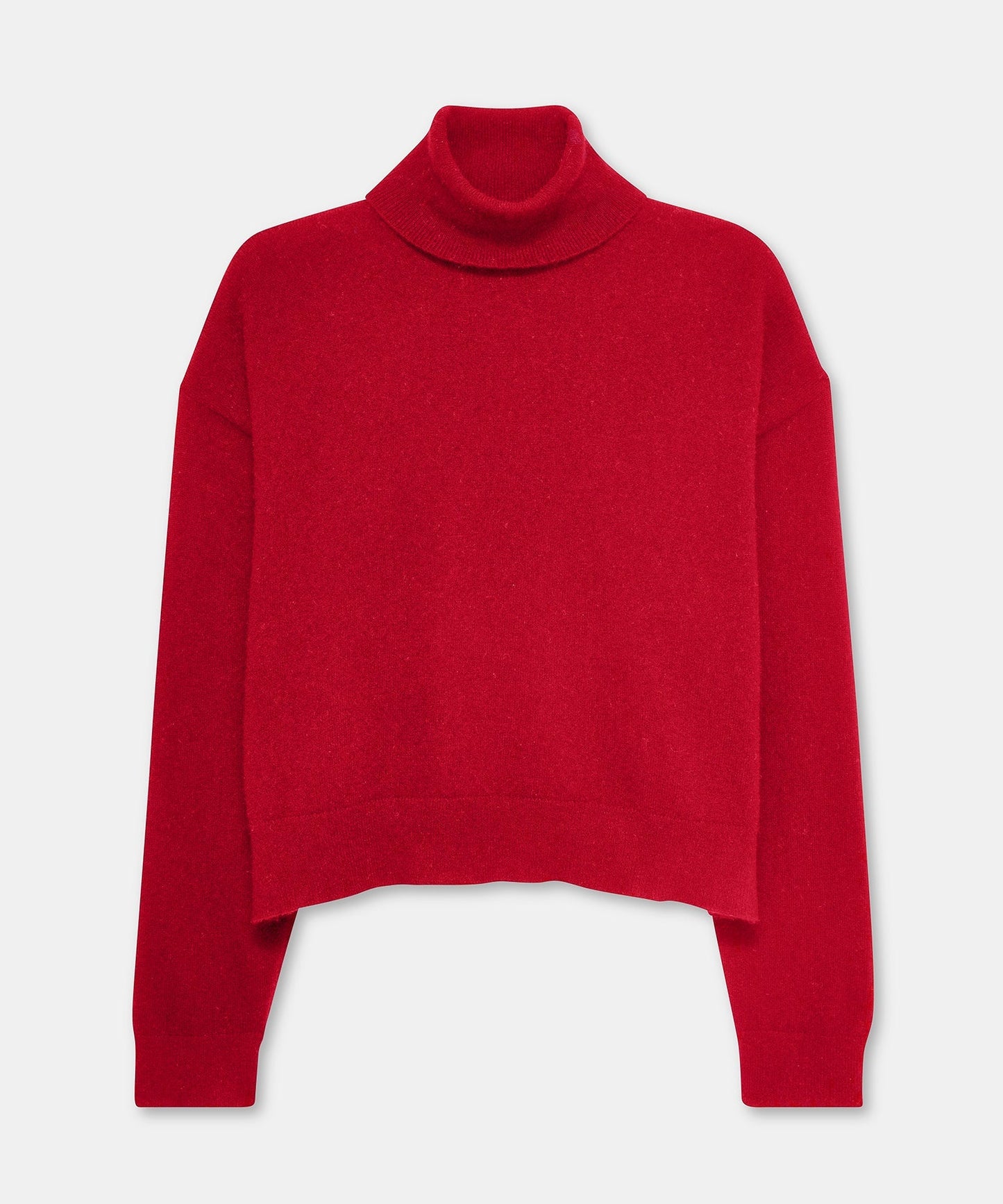 Signature Cashmere Boxy Turtleneck Sweater