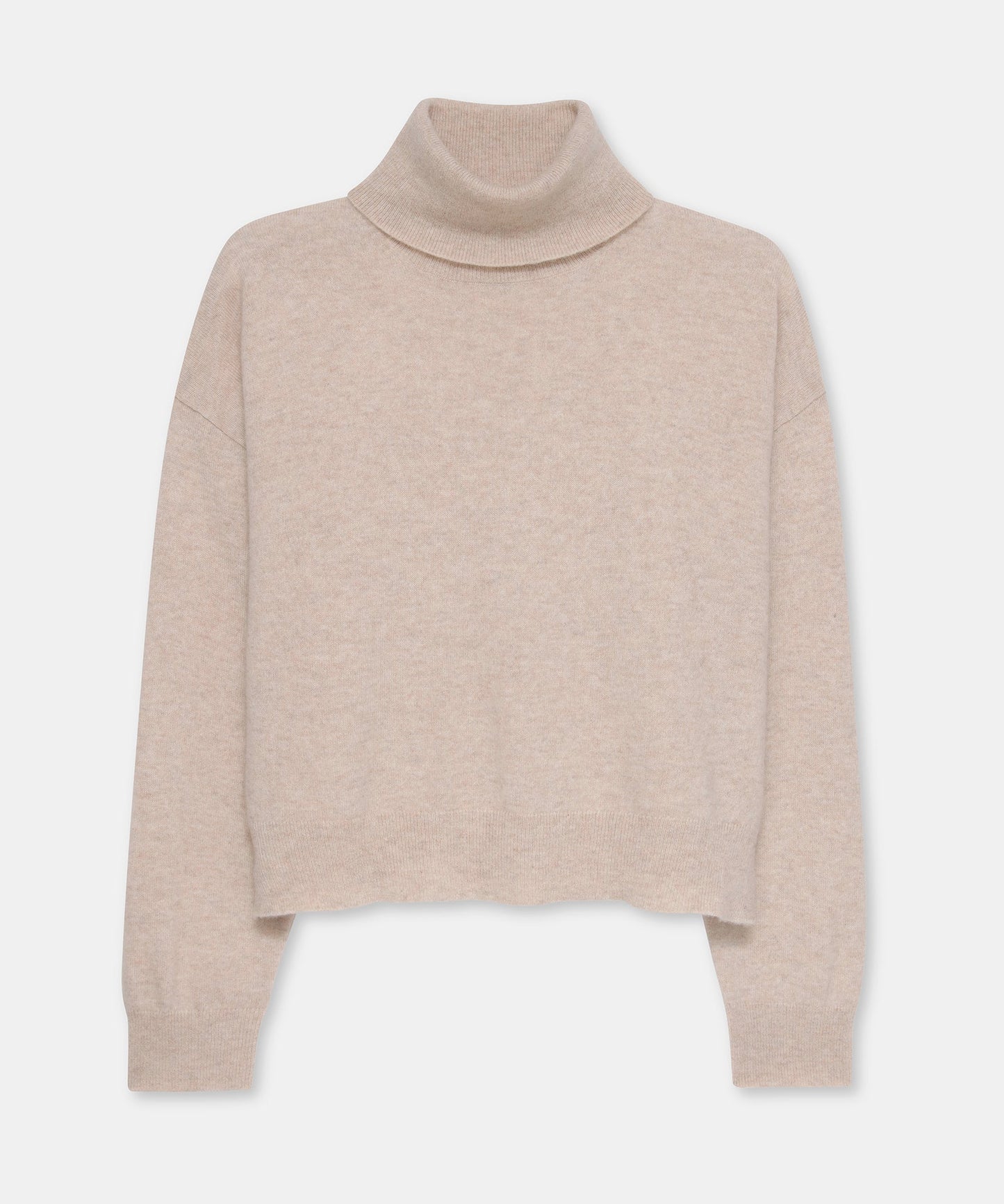 Signature Cashmere Boxy Turtleneck Sweater
