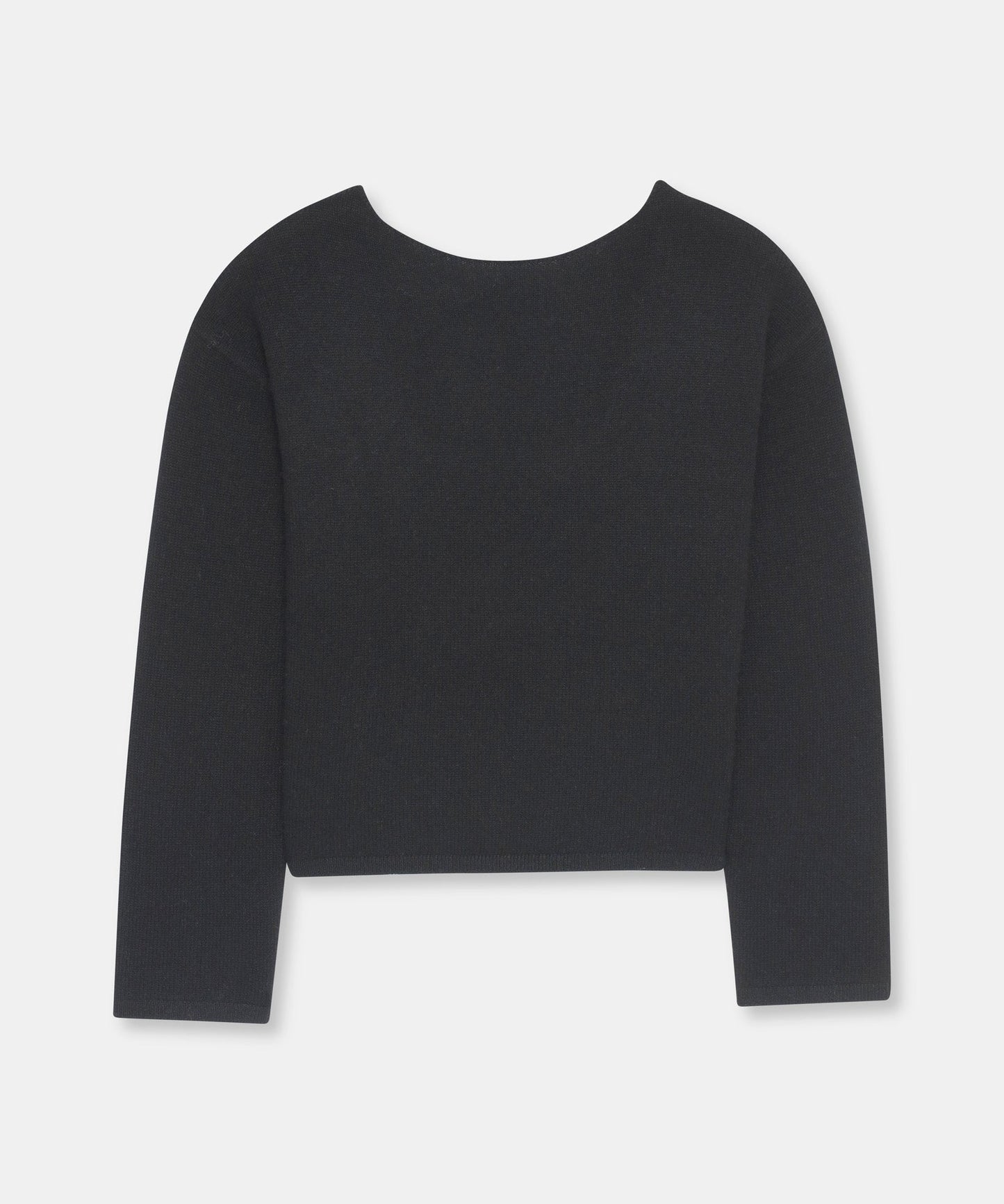 Luxe Cashmere Reversible Boatneck Sweater