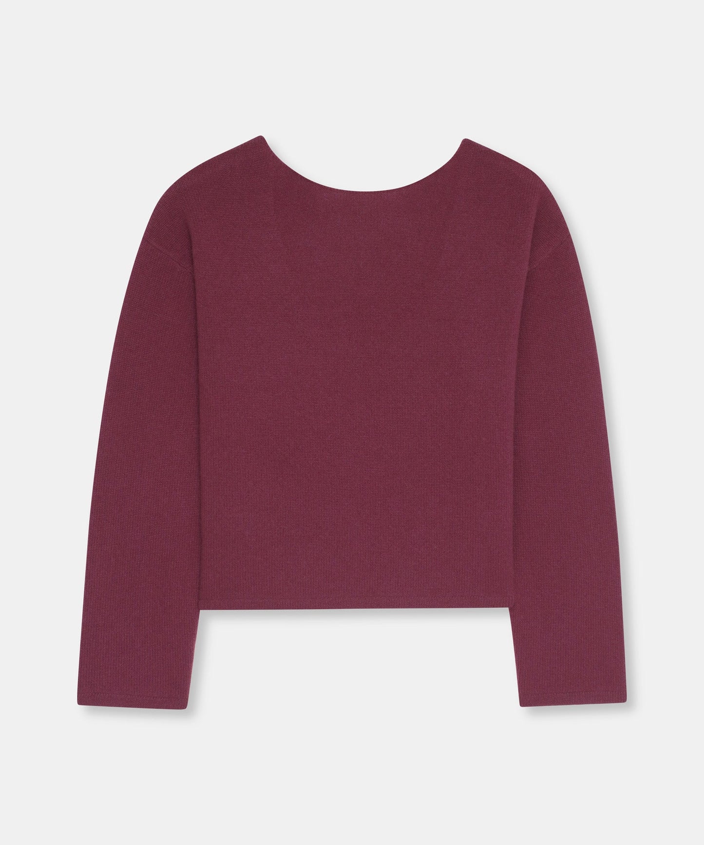 Luxe Cashmere Reversible Boatneck Sweater