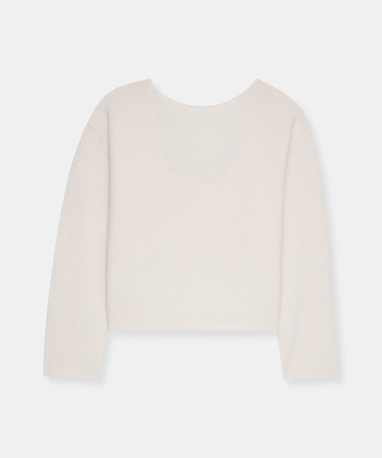 Luxe Cashmere Reversible Boatneck Sweater