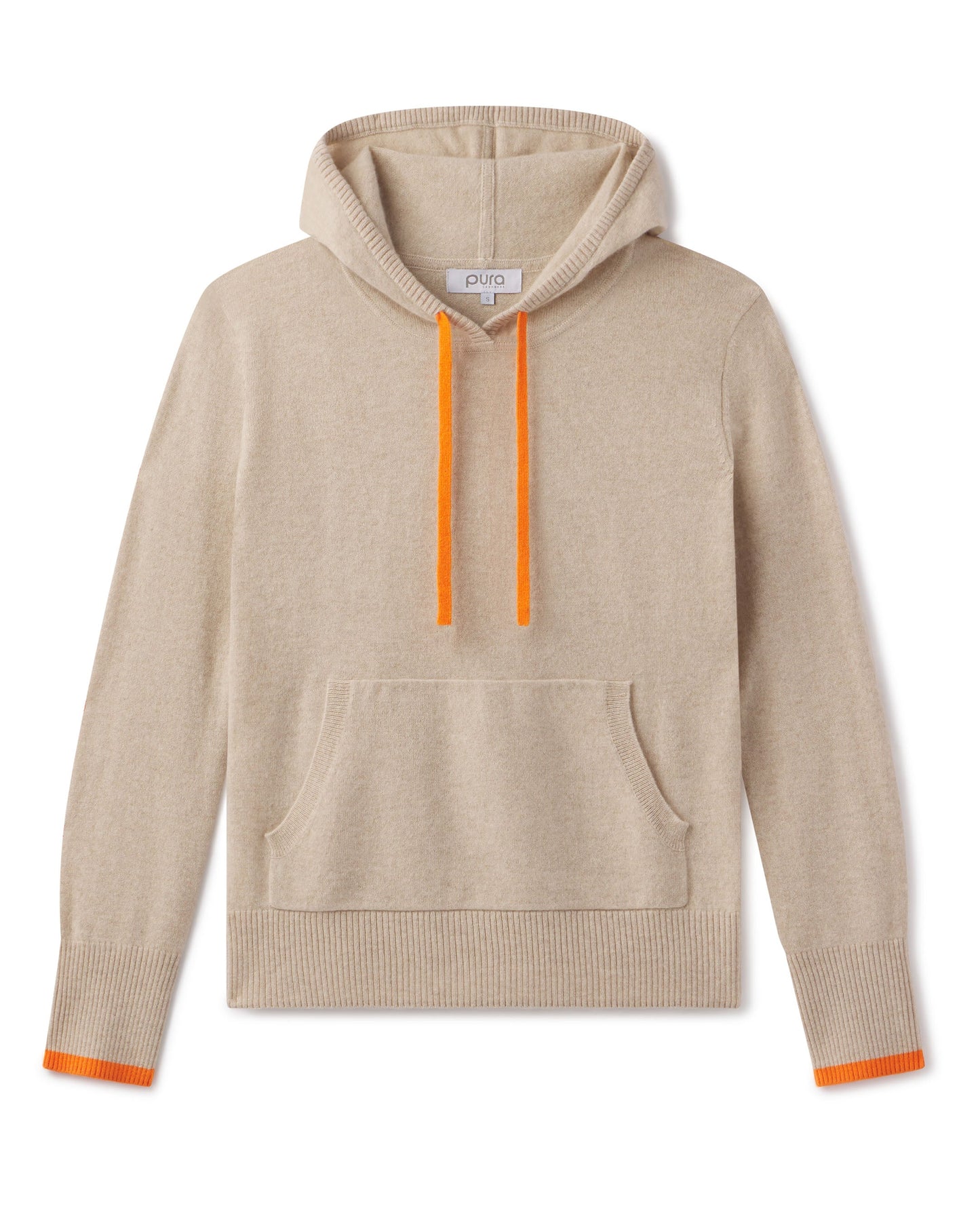 Cashmere Contrast Hoodie