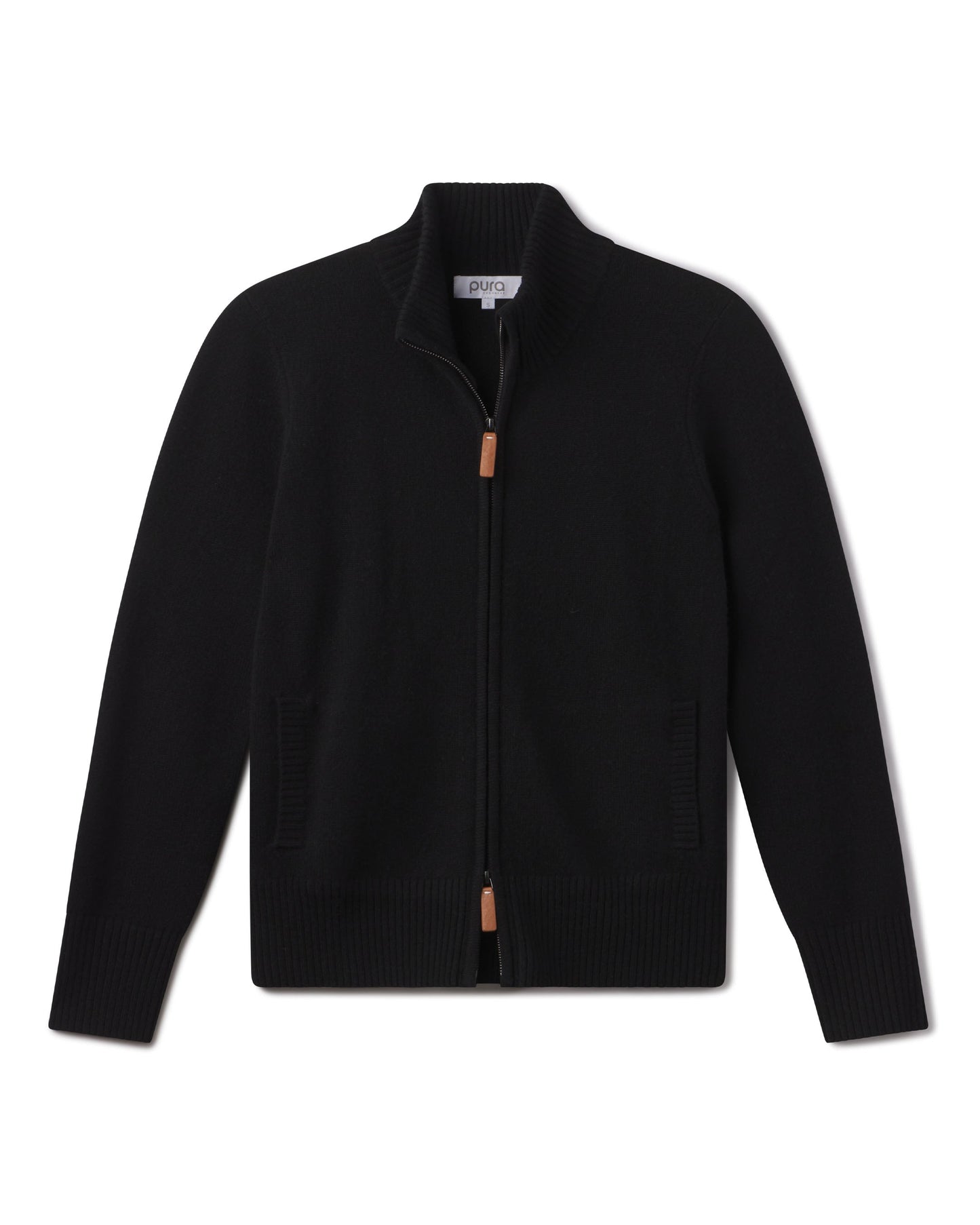 Cashmere Stand Collar Cardigan