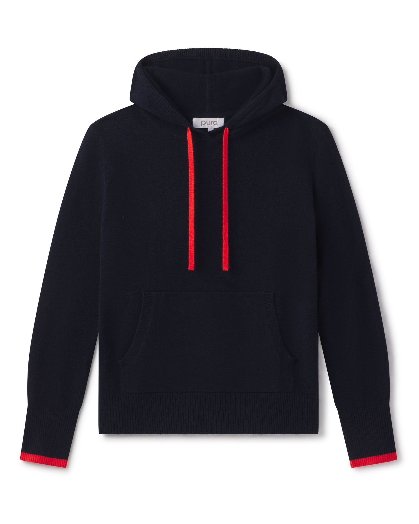 Cashmere Contrast Hoodie