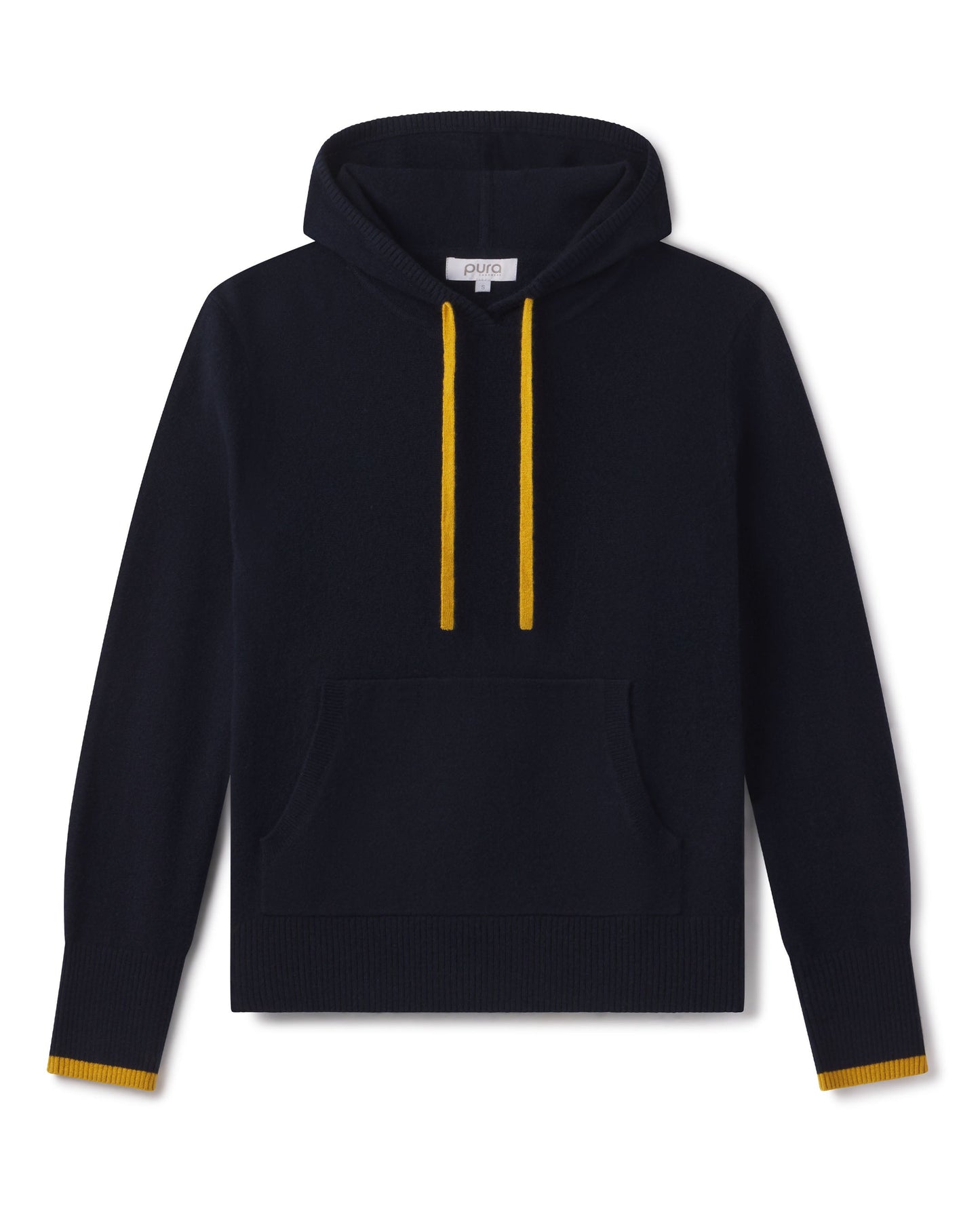 Cashmere Contrast Hoodie