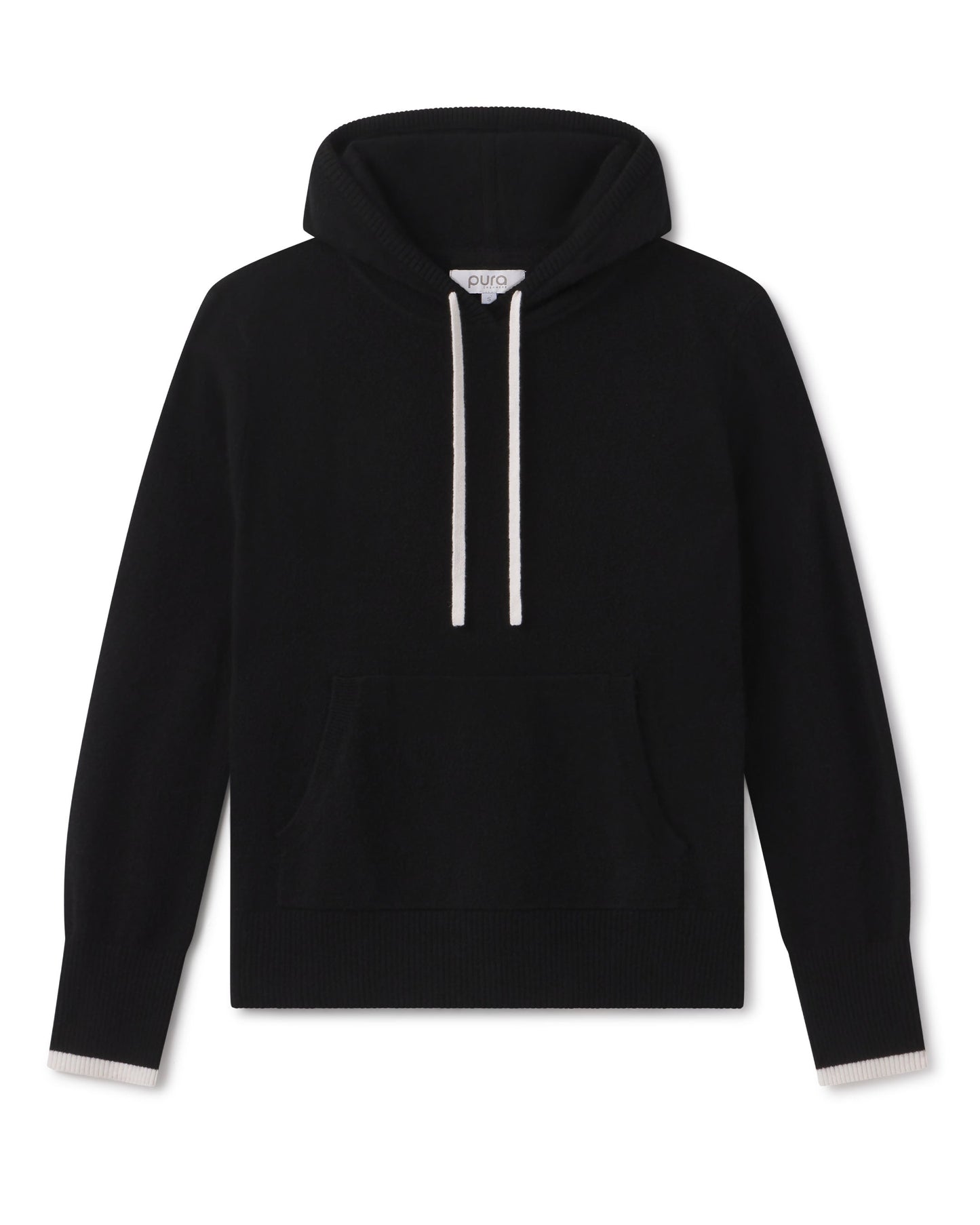 Cashmere Contrast Hoodie