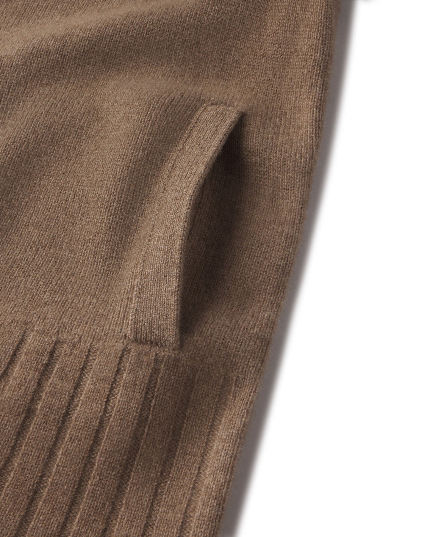 Cashmere Zip Up Cardigan