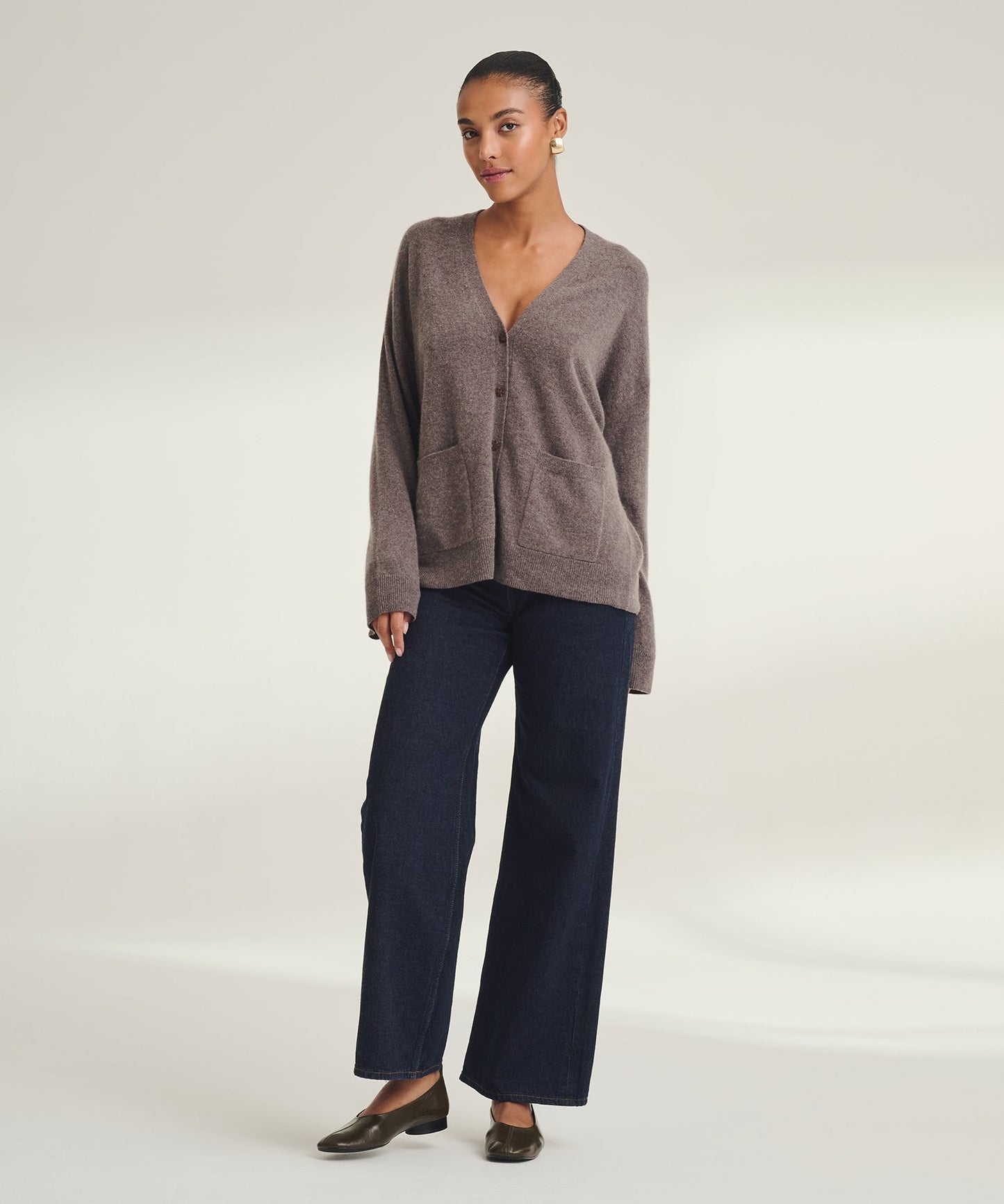 Signature Cashmere Boxy Cardigan