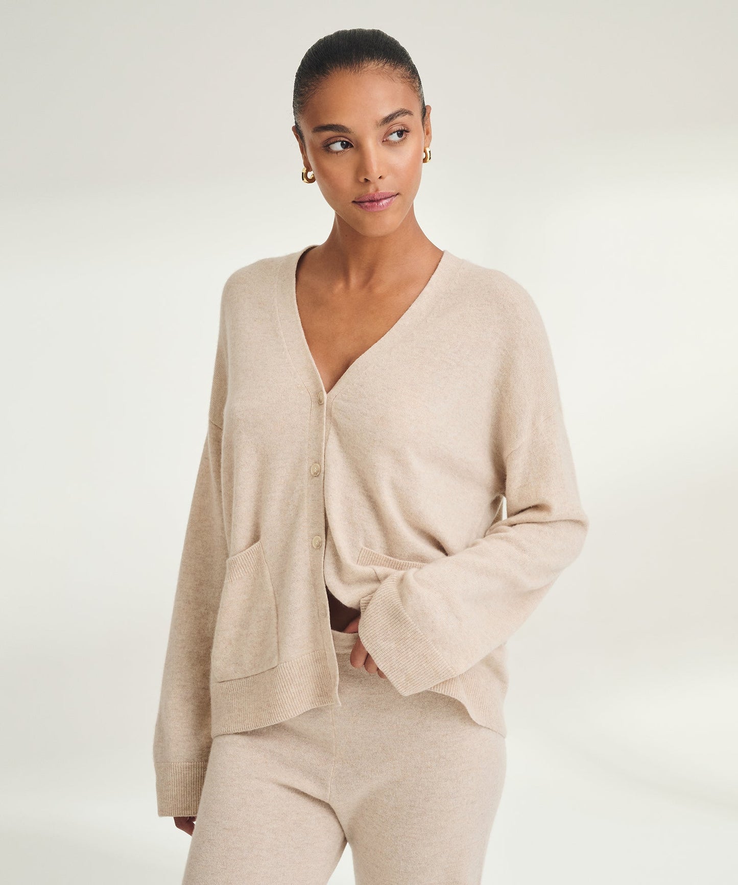 Signature Cashmere Boxy Cardigan