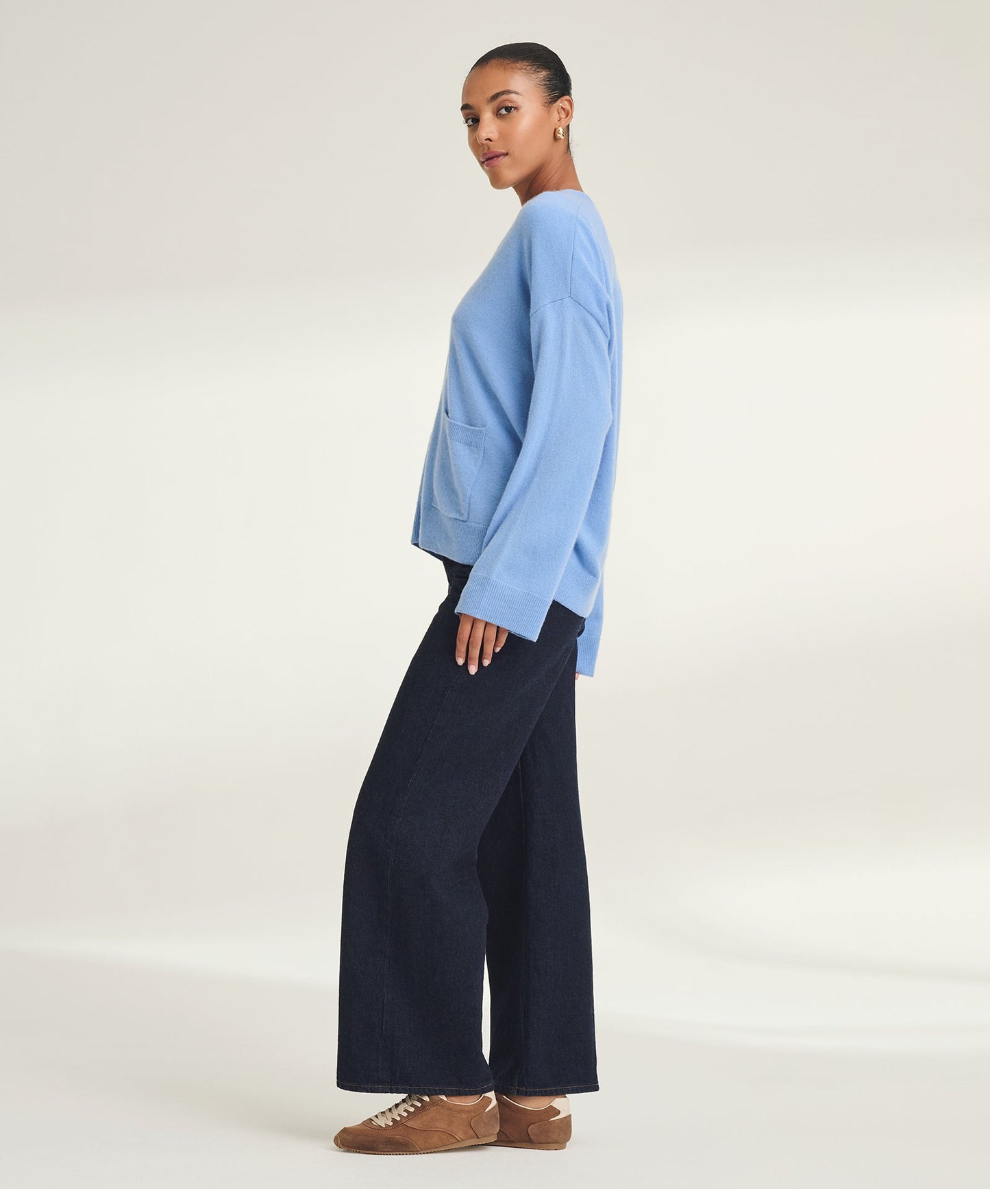 Signature Cashmere Boxy Cardigan