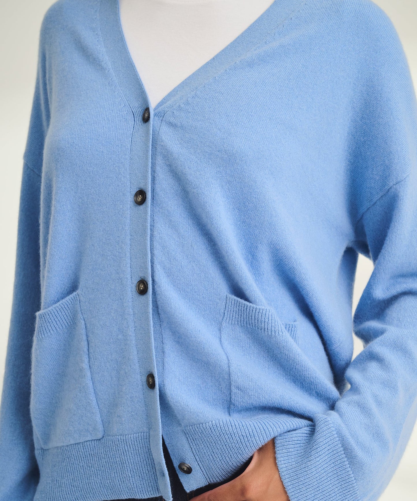 Signature Cashmere Boxy Cardigan