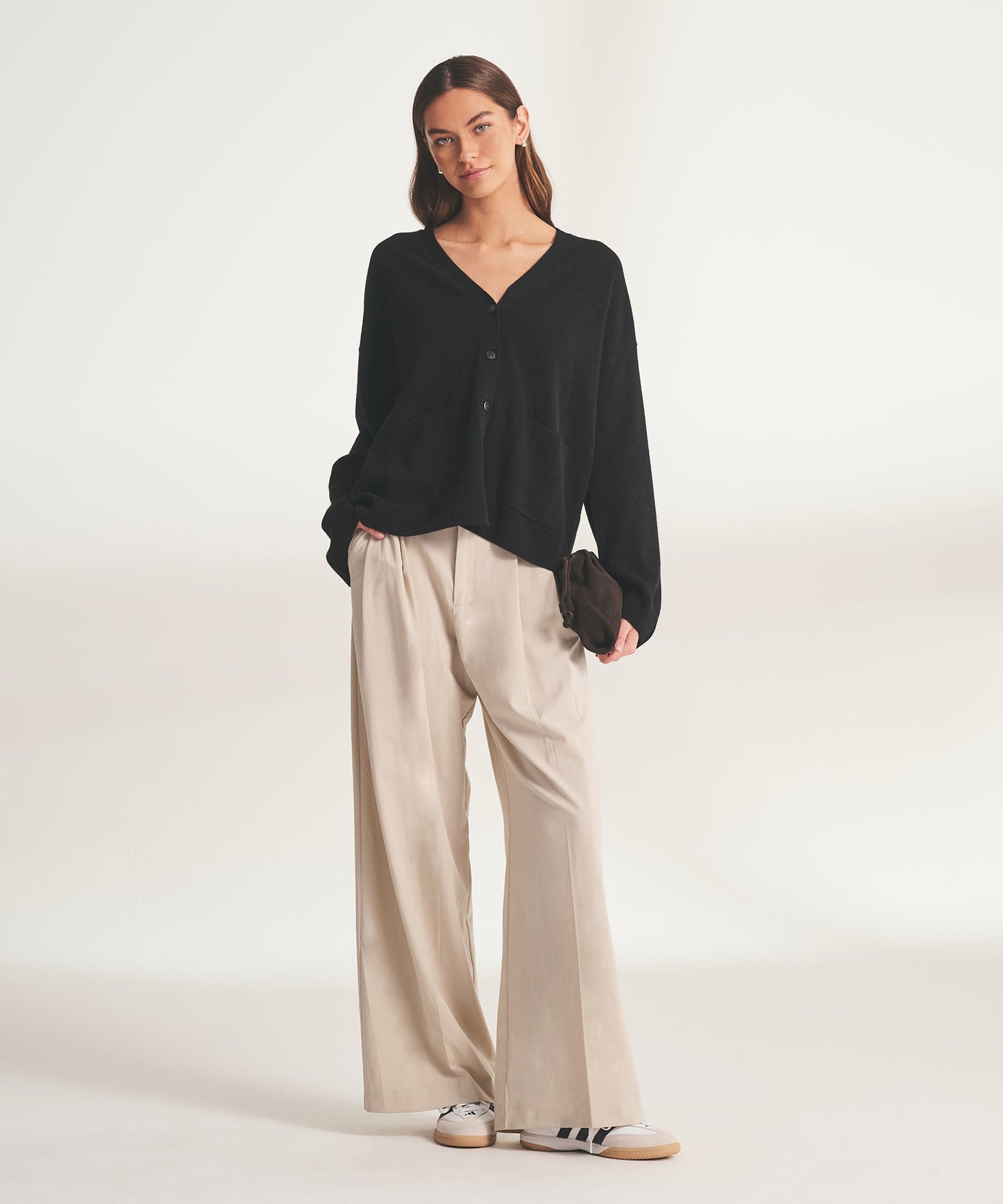 Signature Cashmere Boxy Cardigan