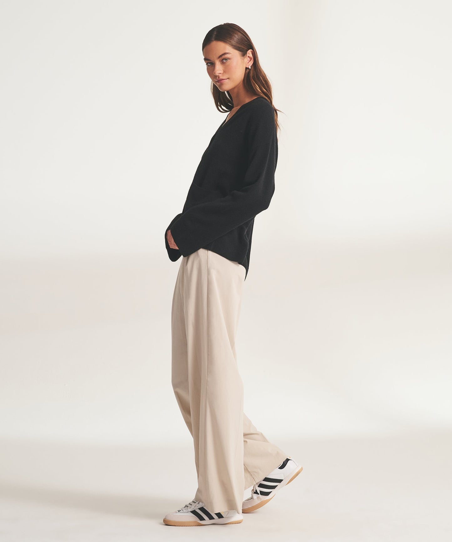 Signature Cashmere Boxy Cardigan