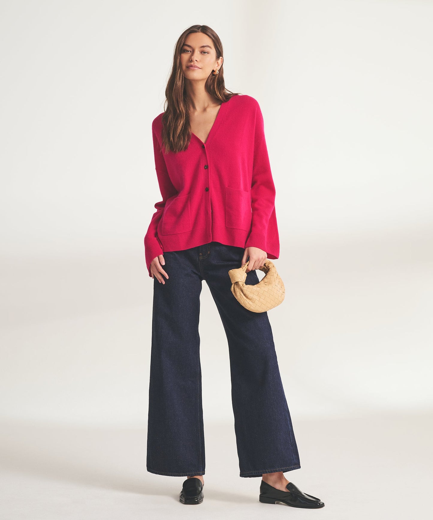 Signature Cashmere Boxy Cardigan