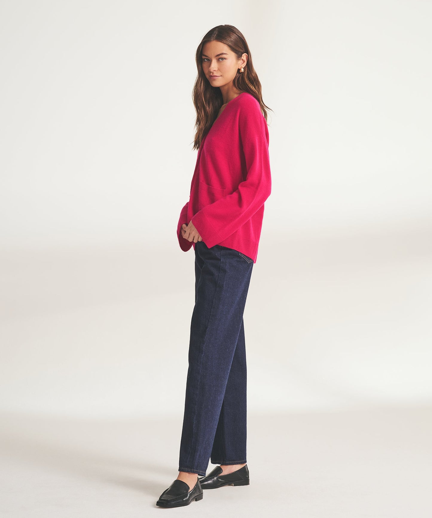 Signature Cashmere Boxy Cardigan