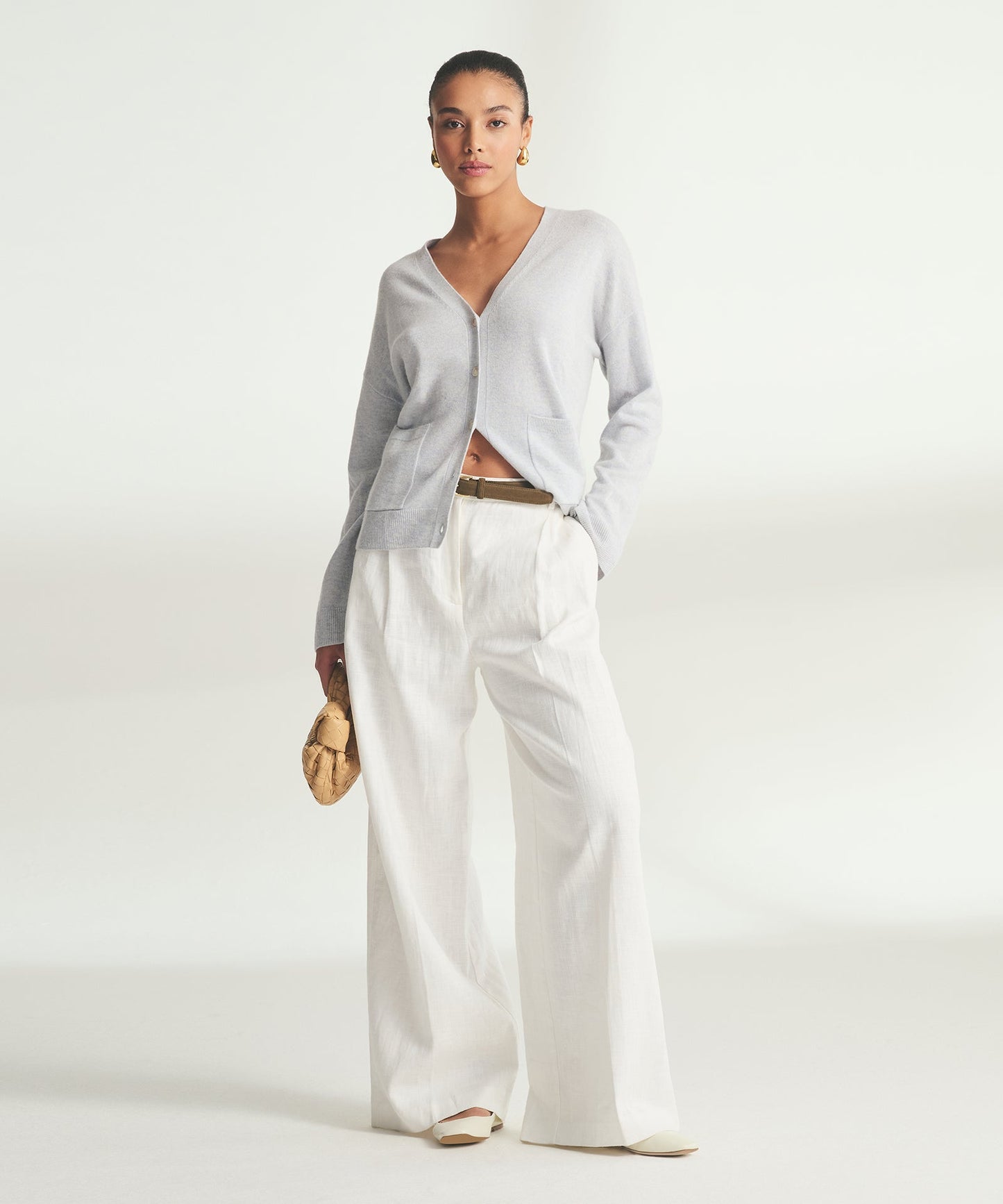 Signature Cashmere Boxy Cardigan