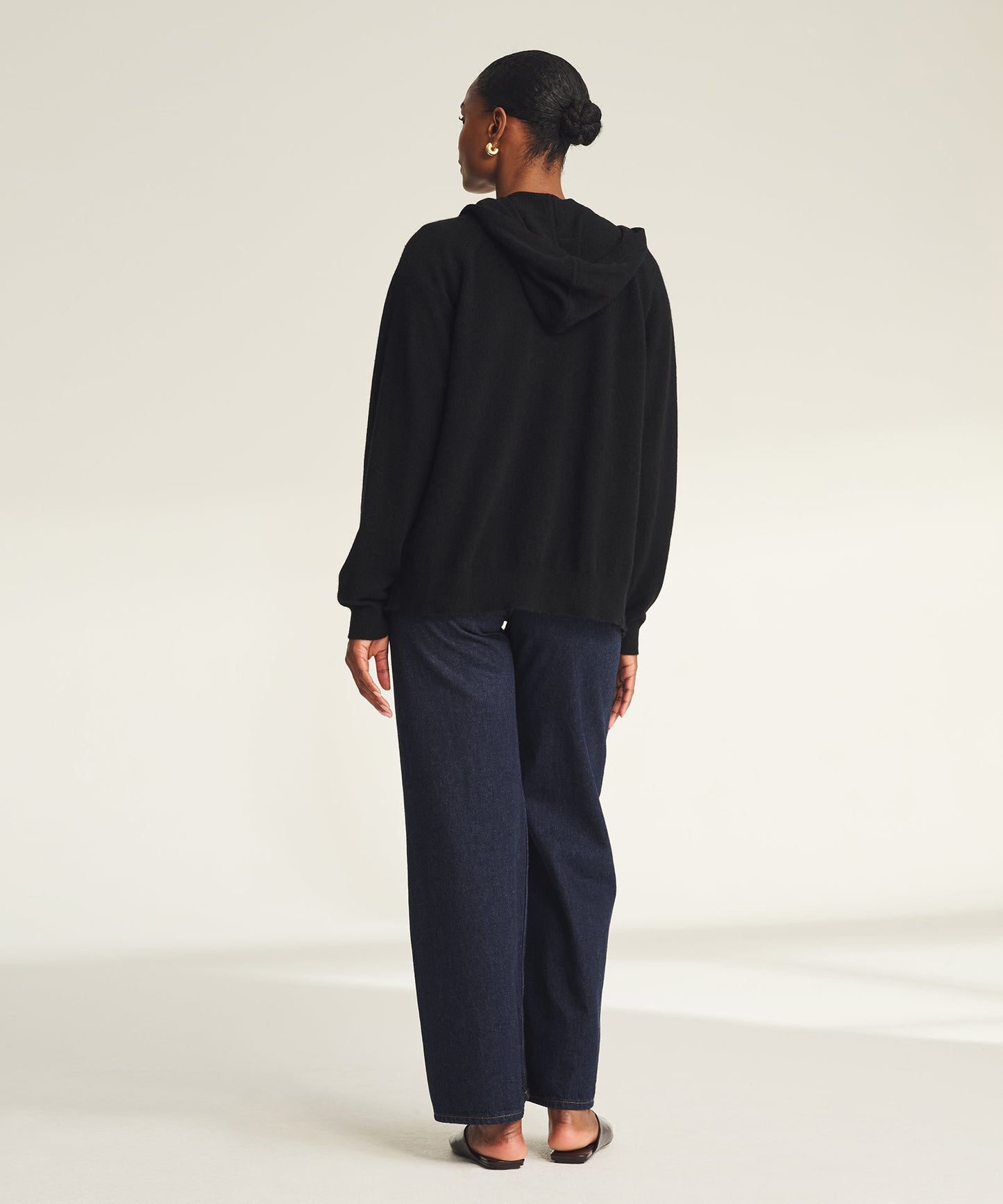 Signature Cashmere Zip Up Hoodie