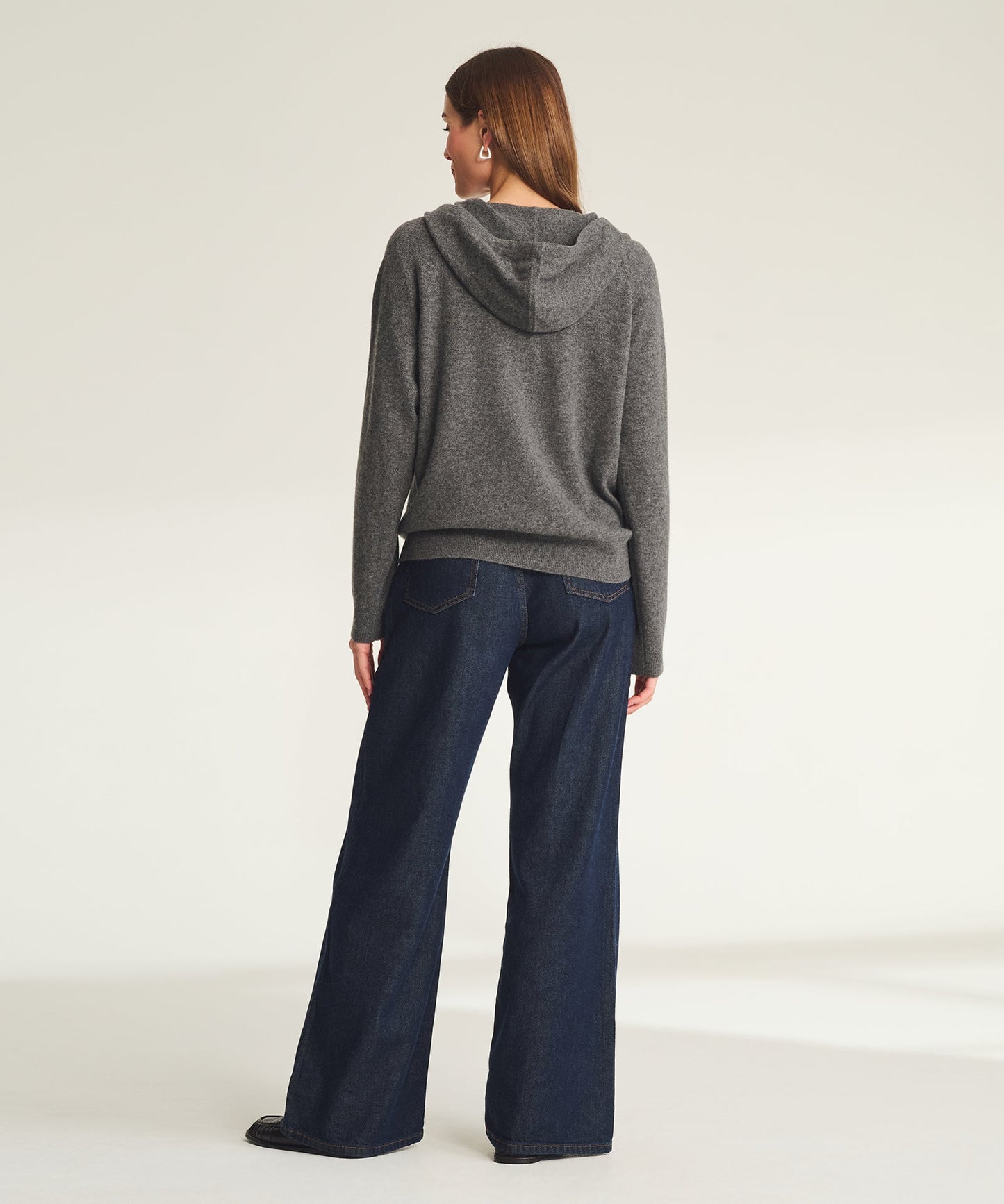 Signature Cashmere Zip Up Hoodie