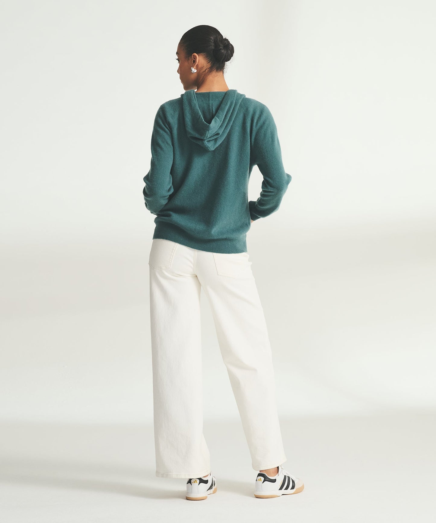 Signature Cashmere Zip Up Hoodie