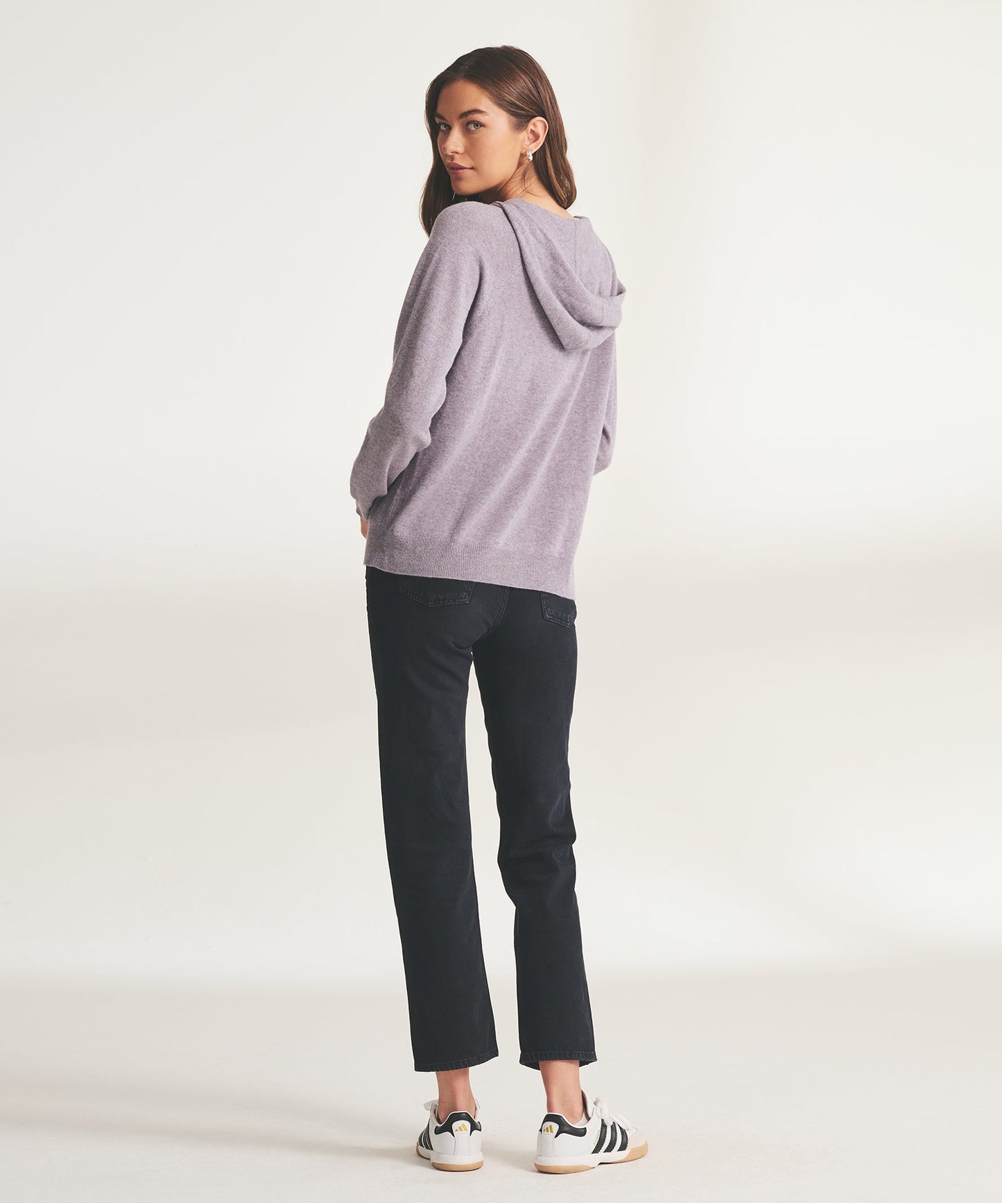 Signature Cashmere Zip Up Hoodie