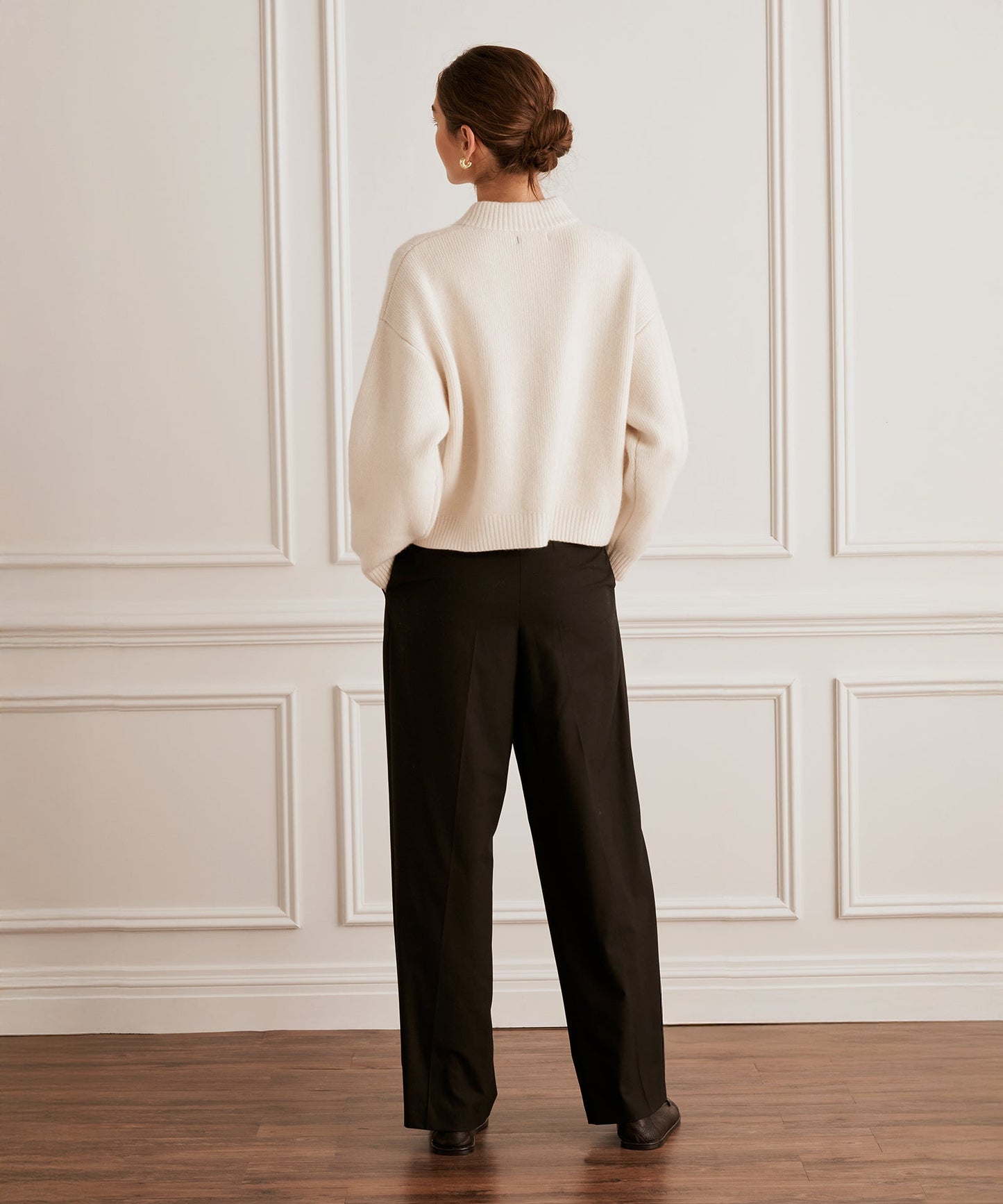 Ultra Luxe Cashmere High Neck Cardigan