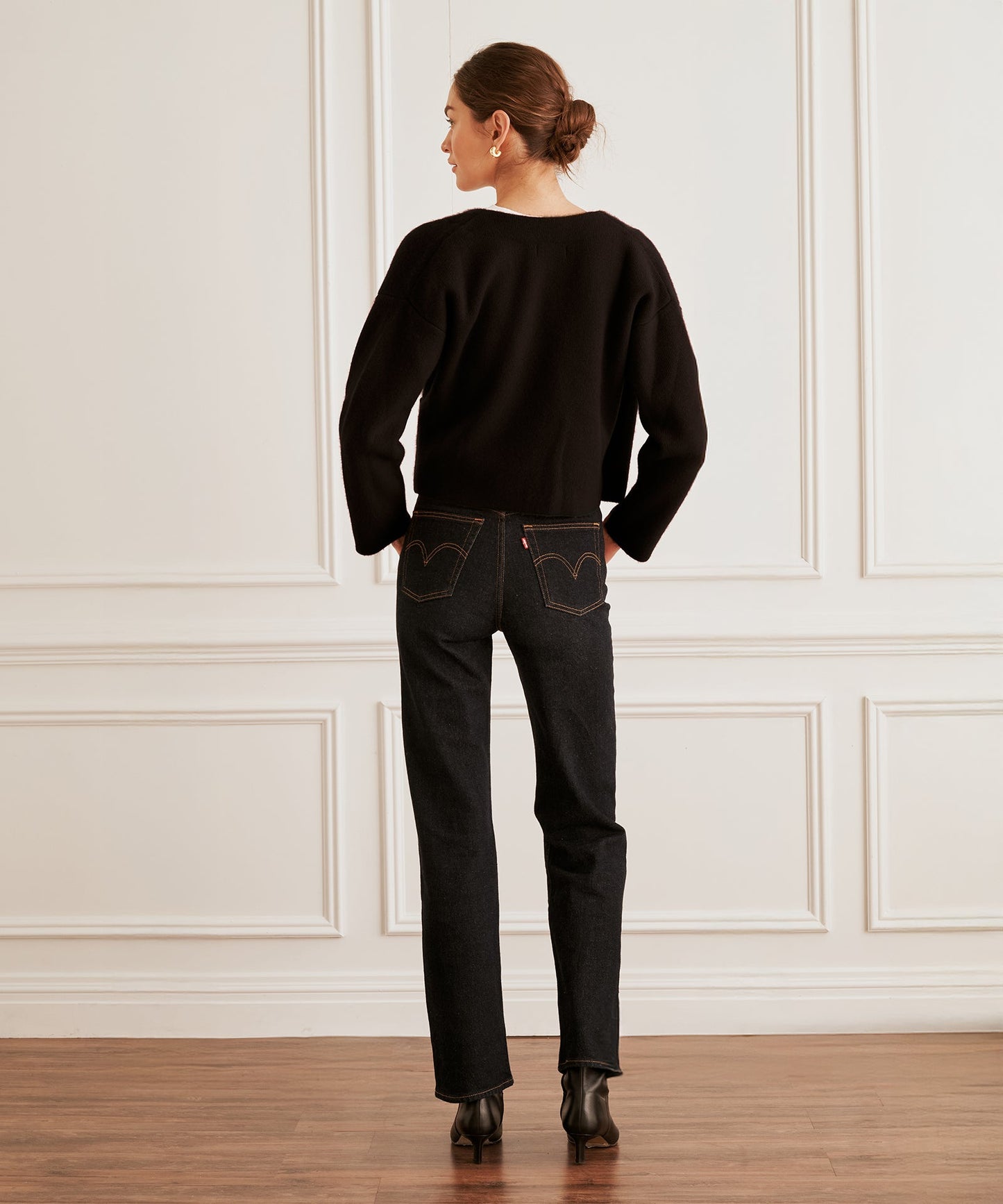 Super Luxe Cashmere Crossover Sweater