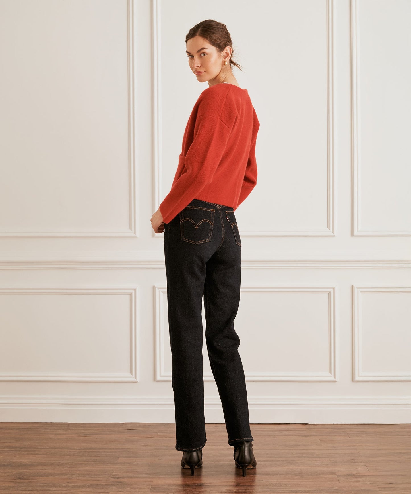 Super Luxe Cashmere Crossover Sweater