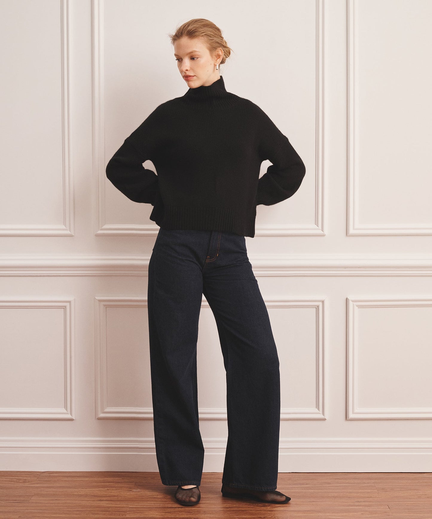 Luxe Cashmere Oversized Turtleneck