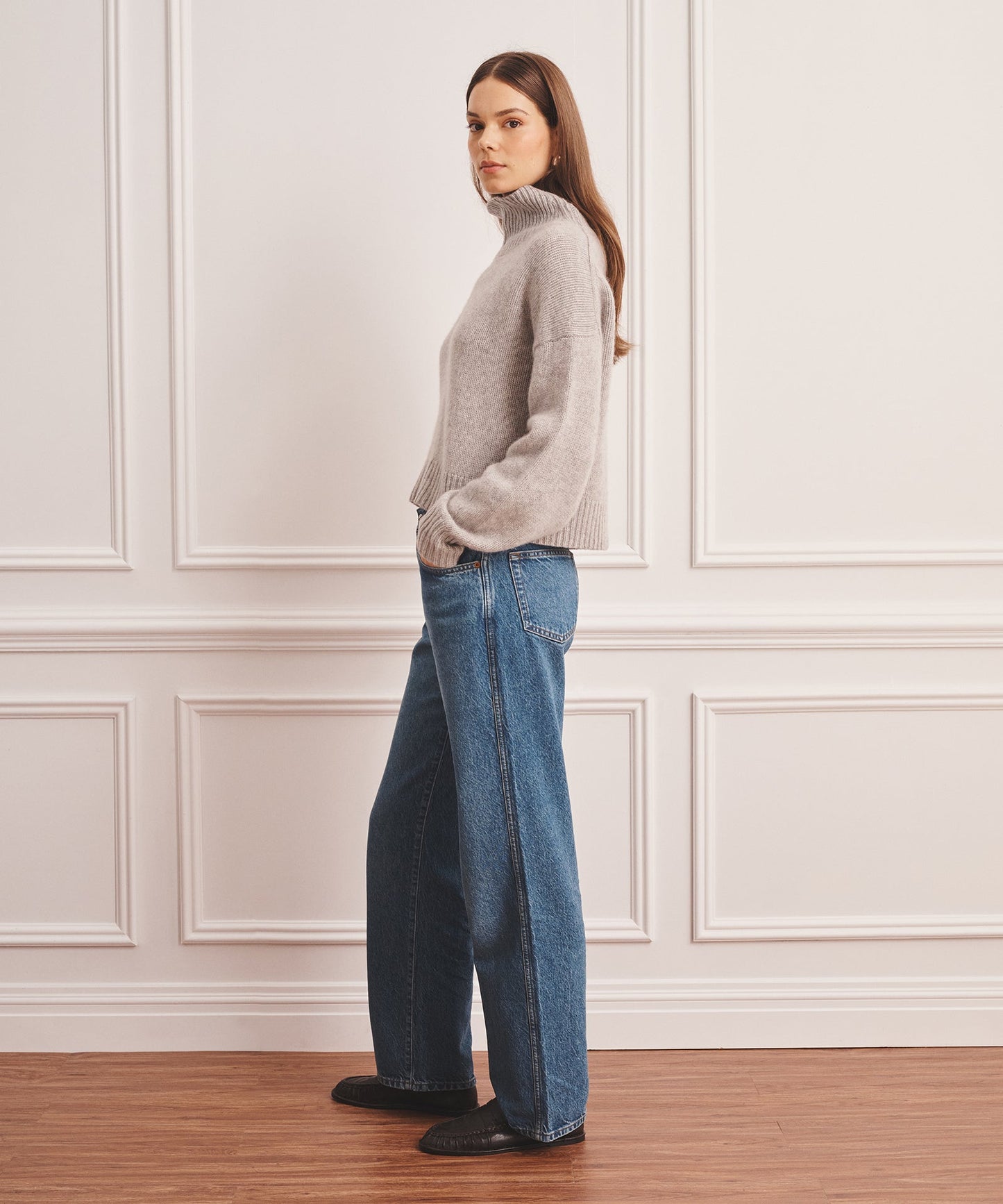 Luxe Cashmere Oversized Turtleneck