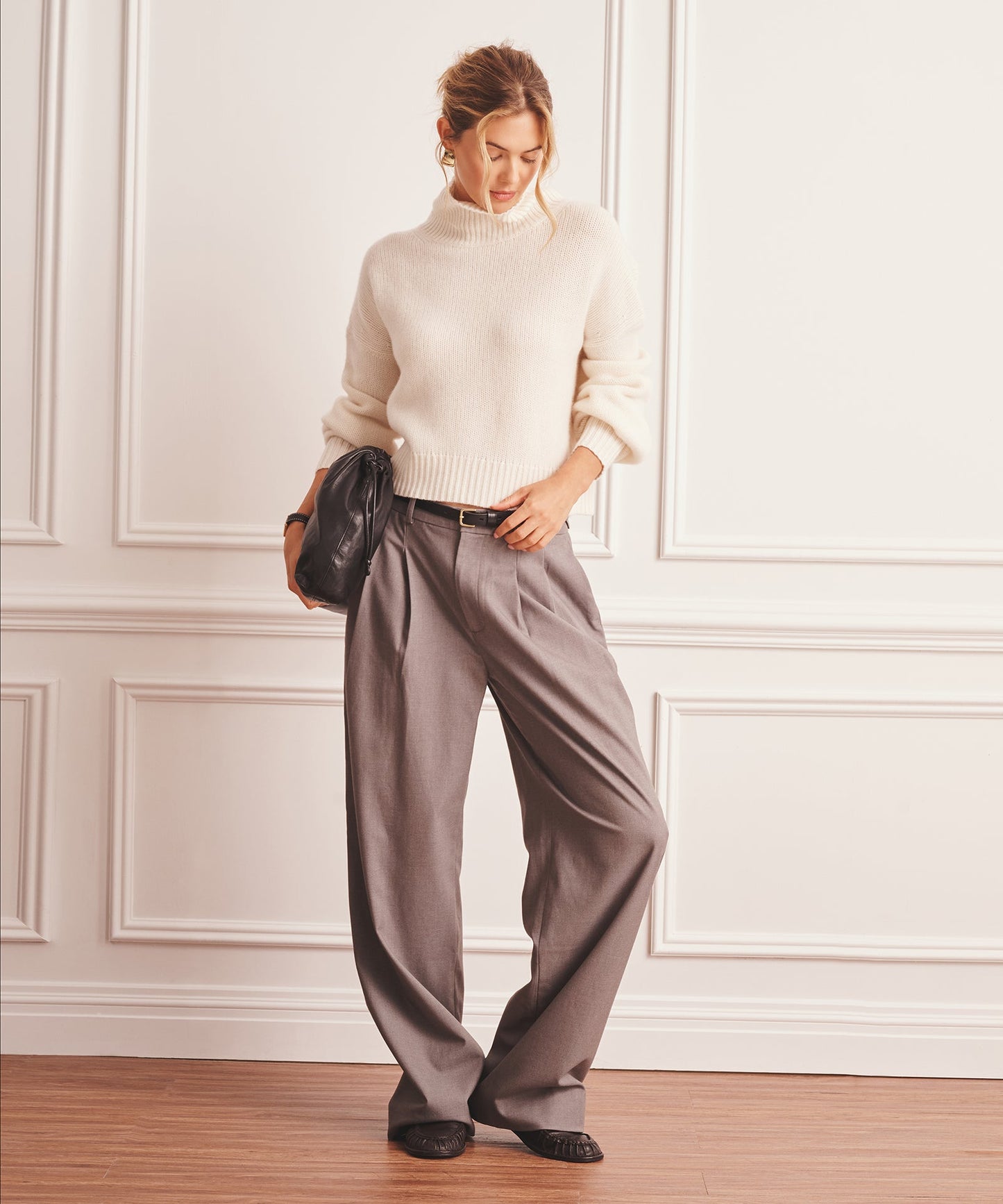 Luxe Cashmere Oversized Turtleneck