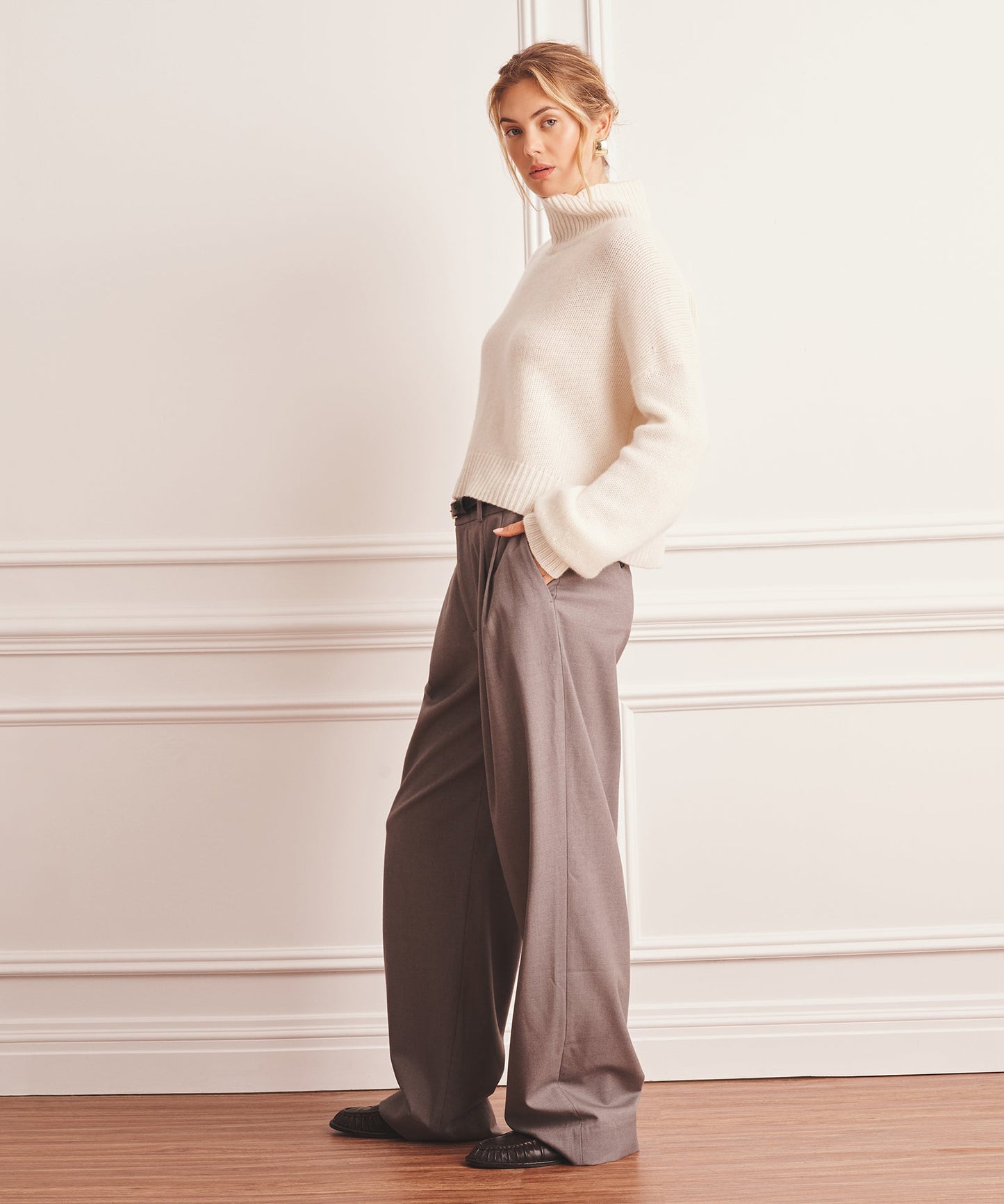 Luxe Cashmere Oversized Turtleneck