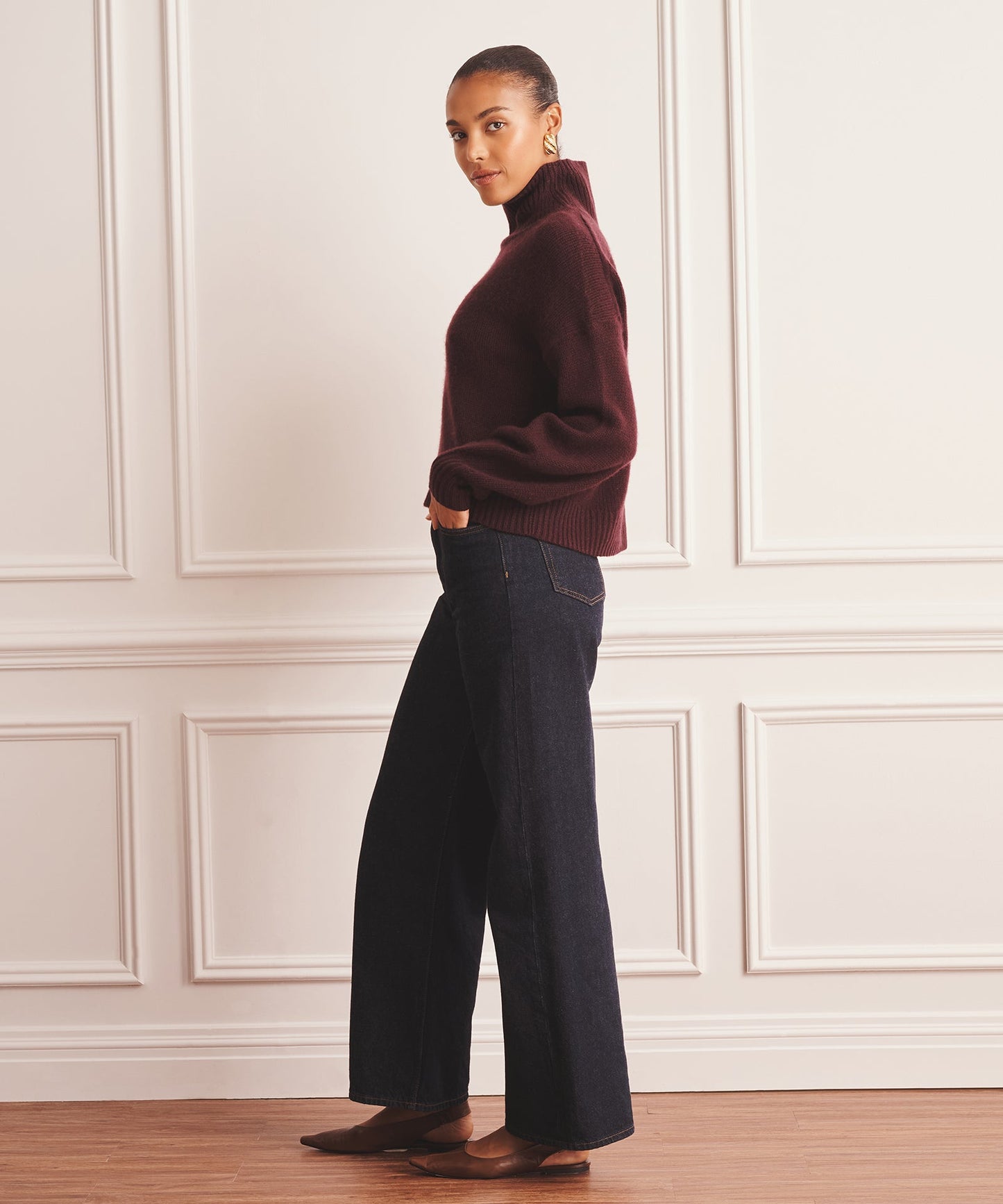 Luxe Cashmere Oversized Turtleneck