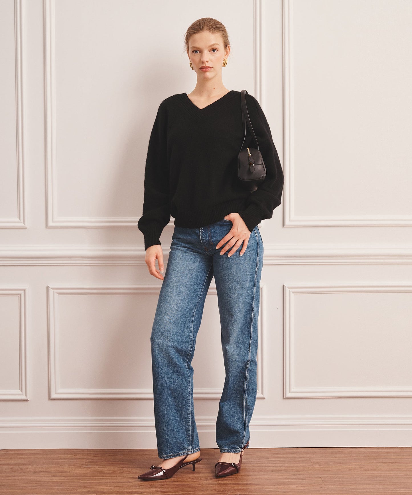 Super Luxe Cashmere V-Neck Sweater