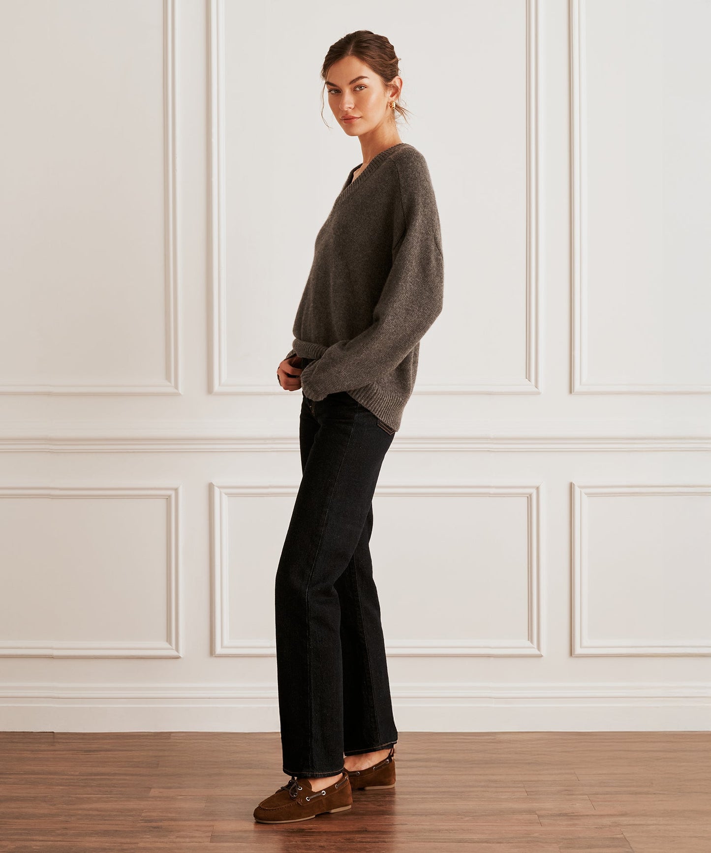 Super Luxe Cashmere V-Neck Sweater