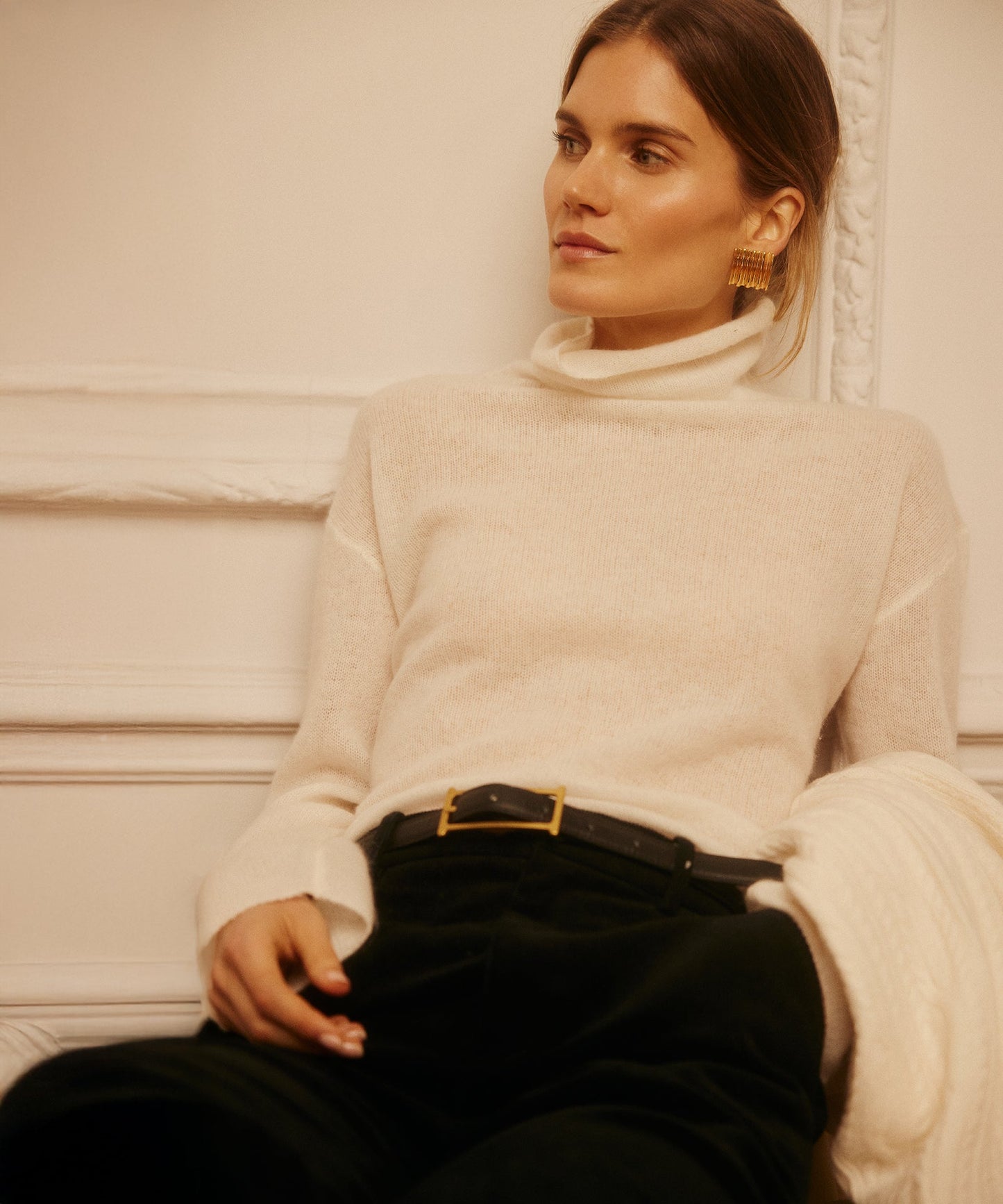 Cloud Cashmere Turtleneck Sweater