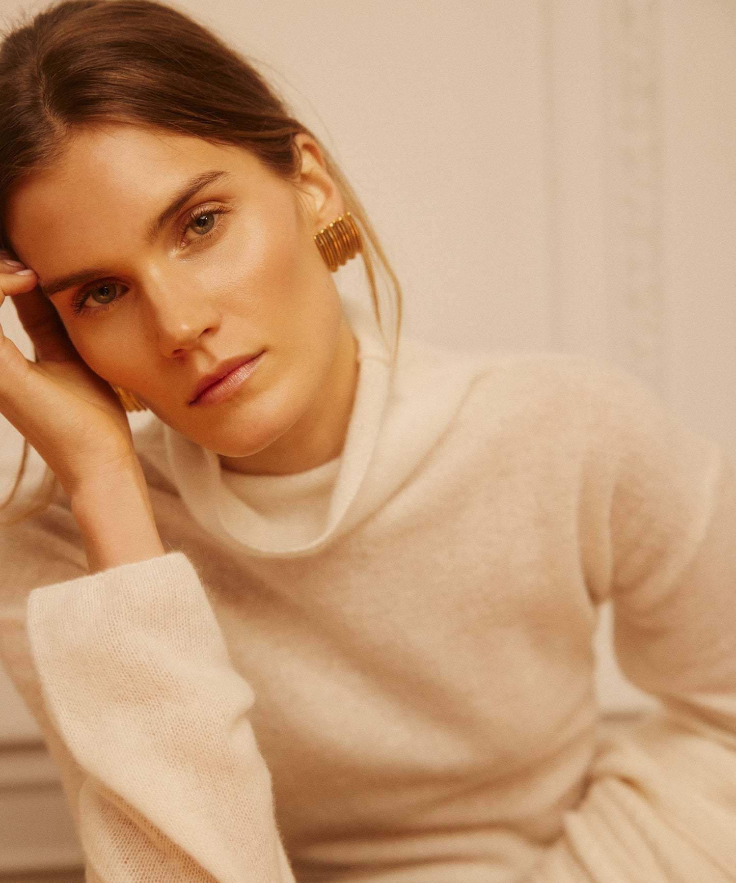 Cloud Cashmere Turtleneck Sweater