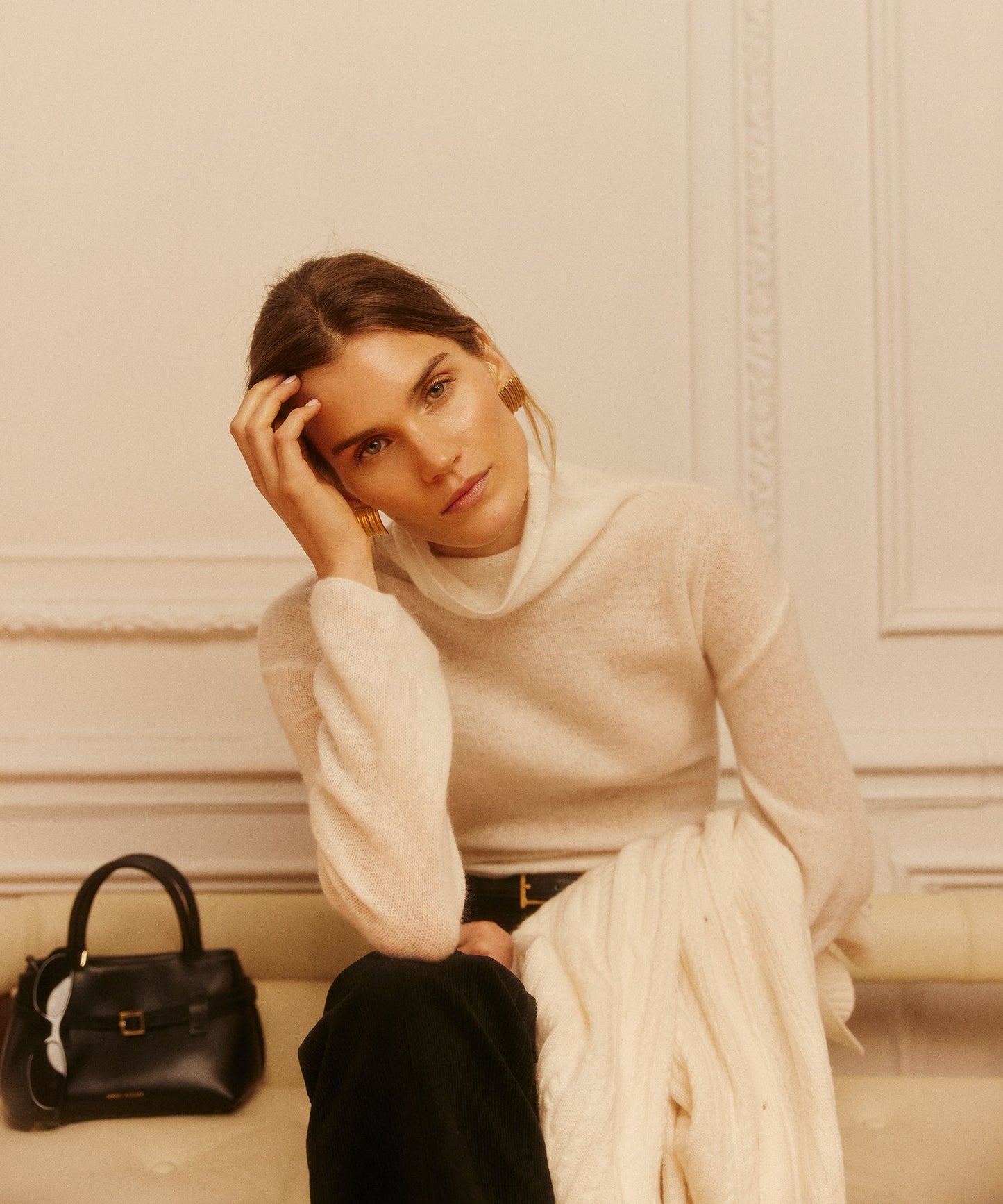 Cloud Cashmere Turtleneck Sweater