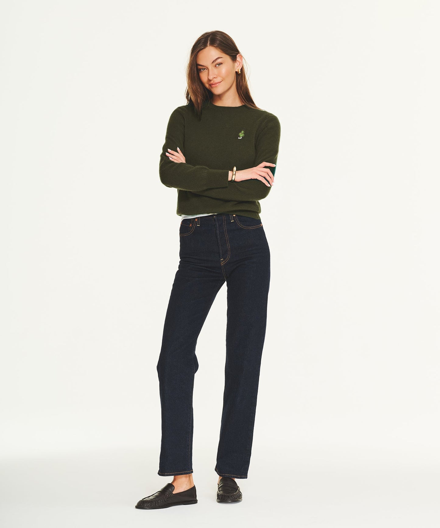 Women's Dr. Seuss The Grinch Cashmere Holiday Sweater