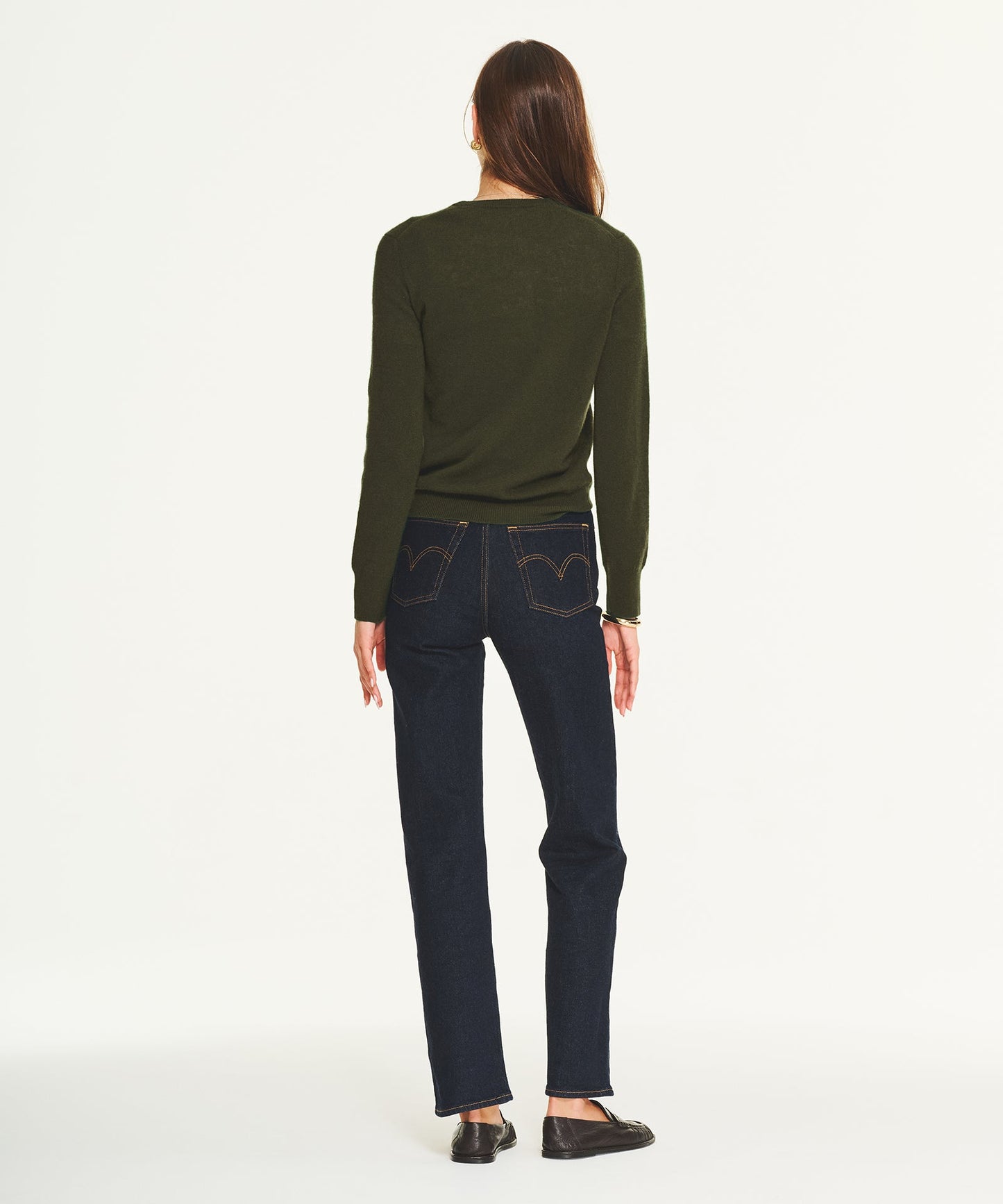 Women's Cashmere Snoopy Santa Holiday Sweater