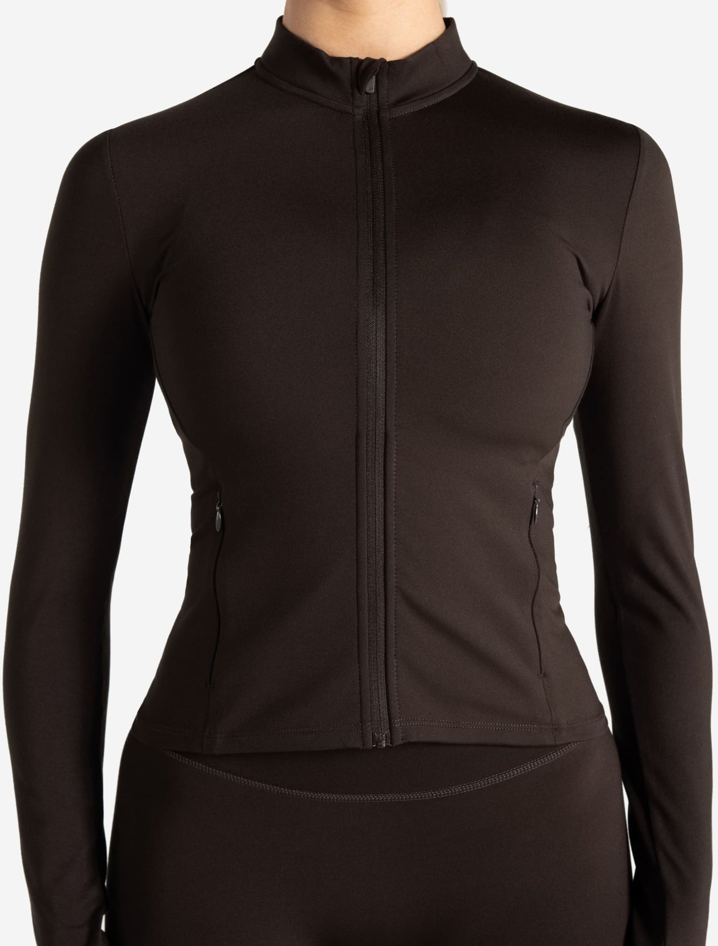 Allure Zip Jacket - Espresso