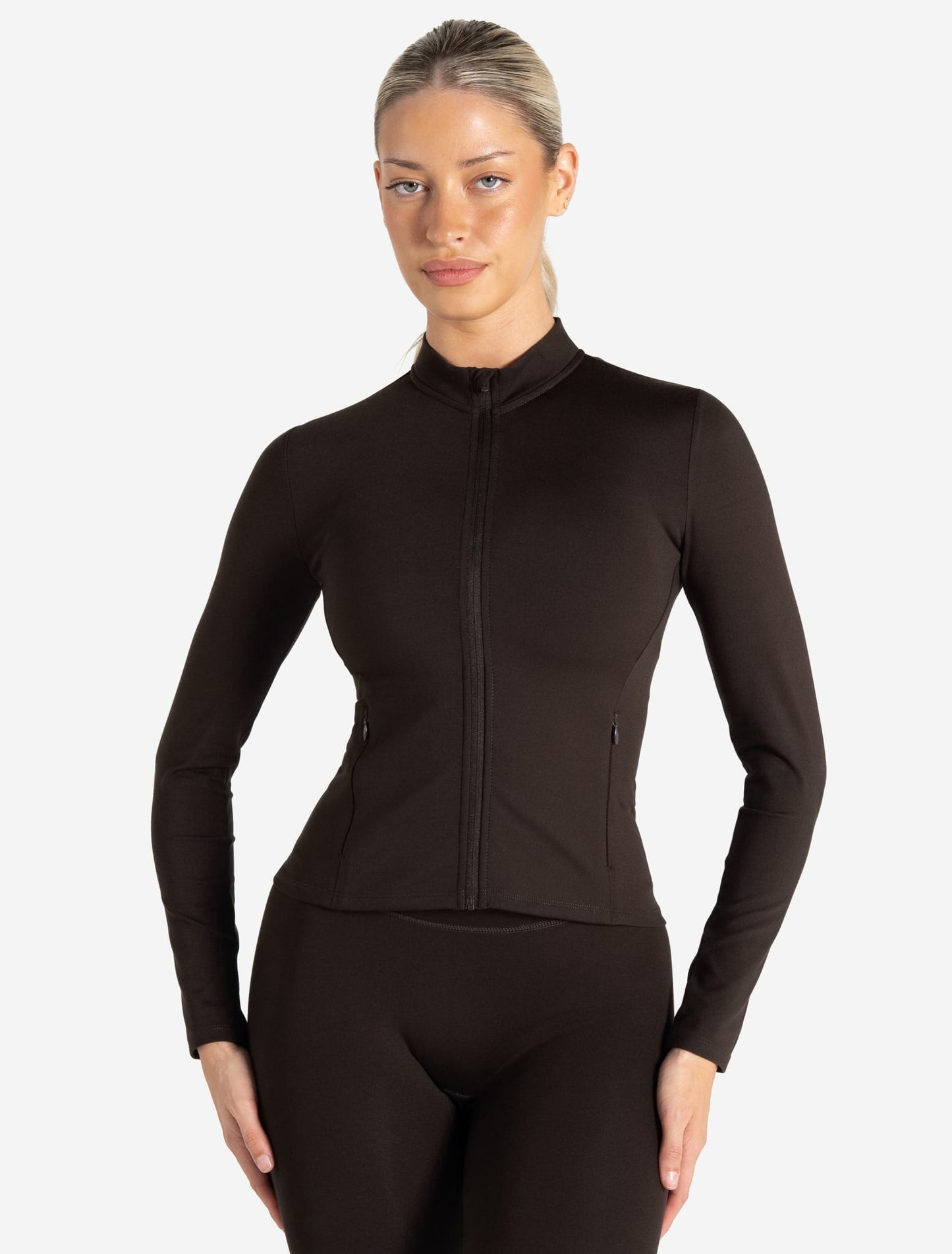 Allure Zip Jacket - Espresso