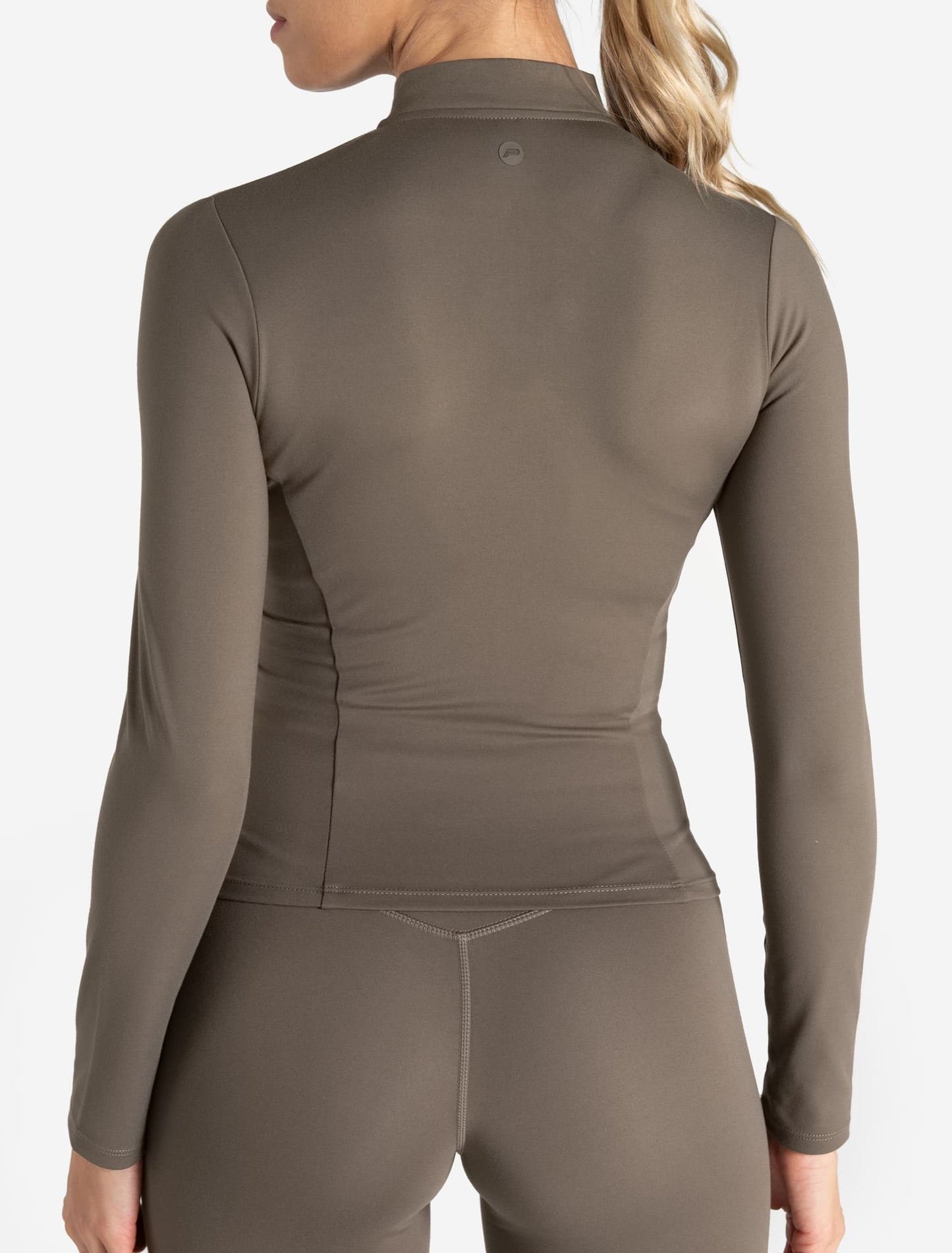 Allure Zip Jacket - Taupe