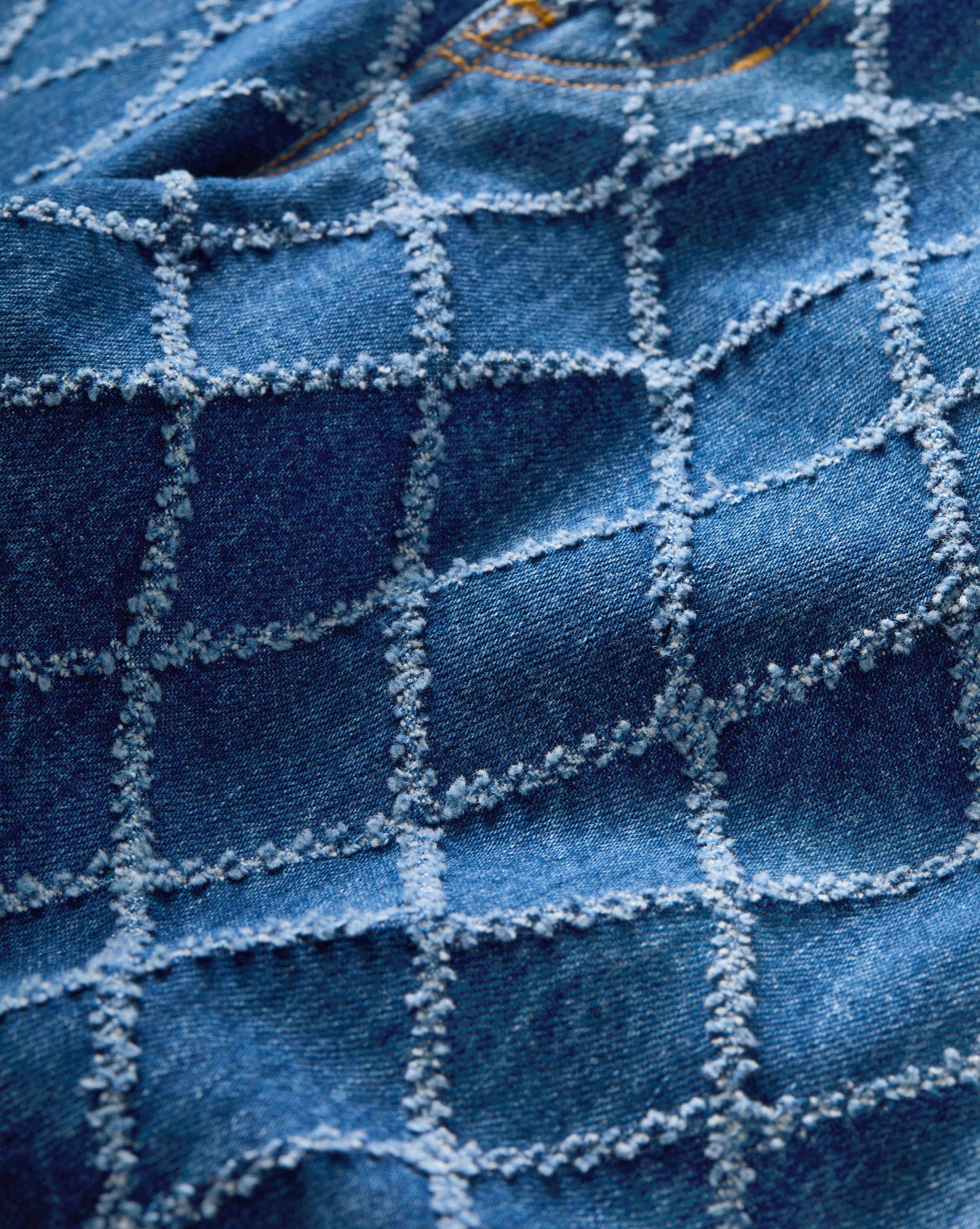 Taylor Diamond Printed Wide-Leg Jean