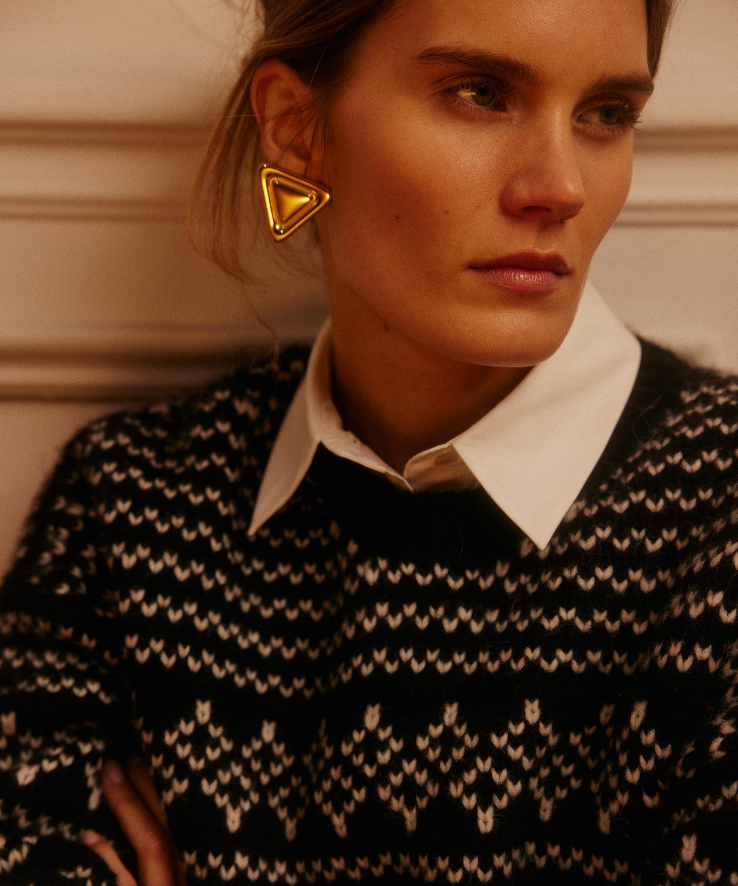 Luxe Lofty Alpaca Fair Isle Crewneck