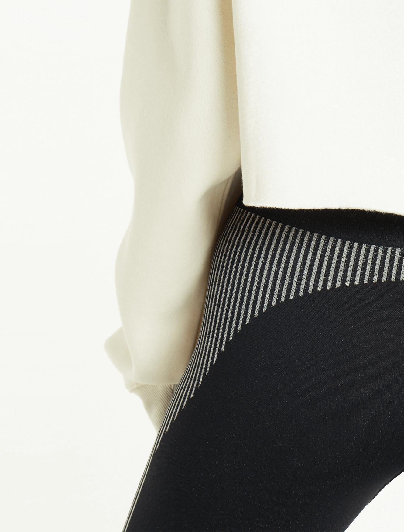 Oversized Crop Hoodie - Nude